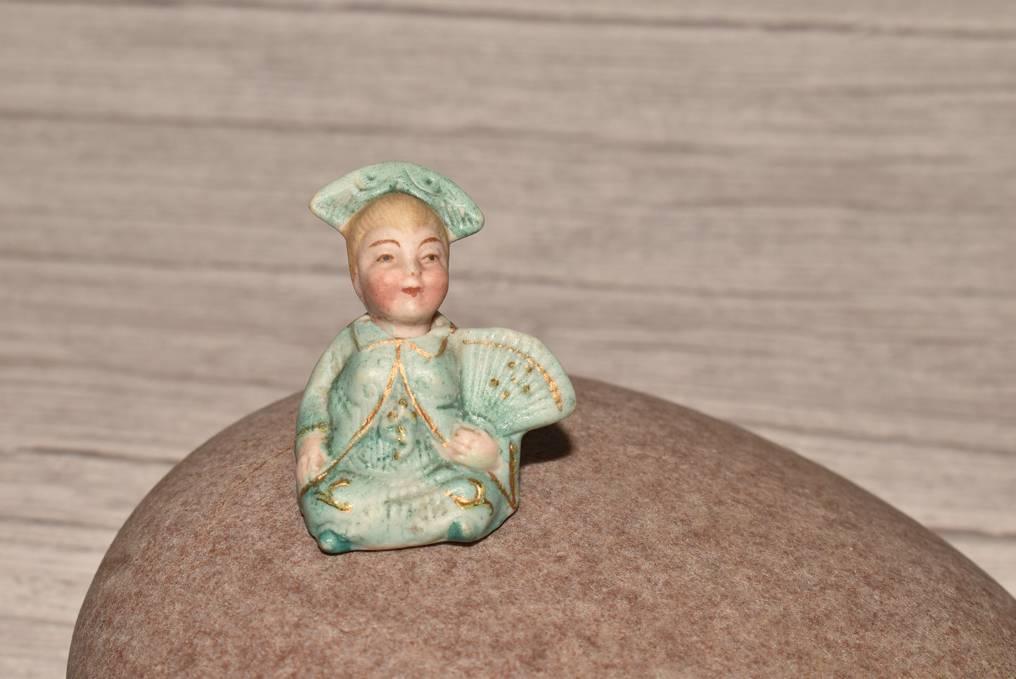 Antique Nodding Head Doll - Gorgeous Victorian Oriental Decorative Doll