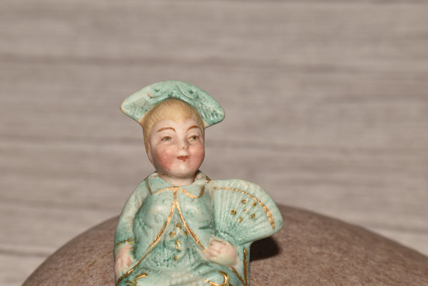 Antique Nodding Head Doll - Gorgeous Victorian Oriental Decorative Doll