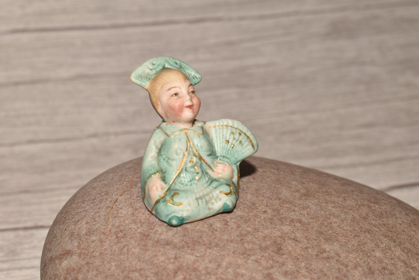 Antique Nodding Head Doll - Gorgeous Victorian Oriental Decorative Doll