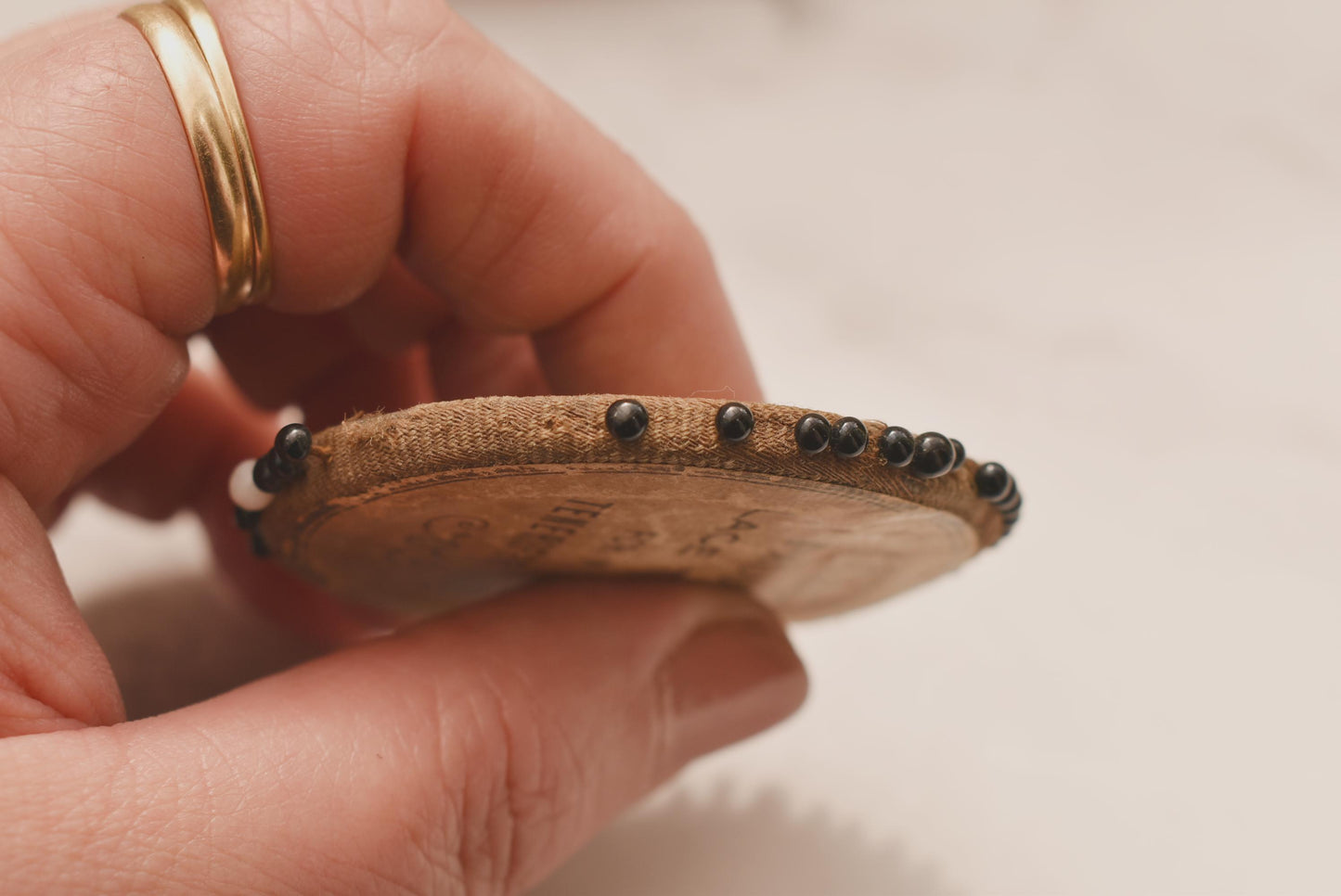 Faudel's Lace Tablet - Wonderful Victorian Tenerife Lace Tool