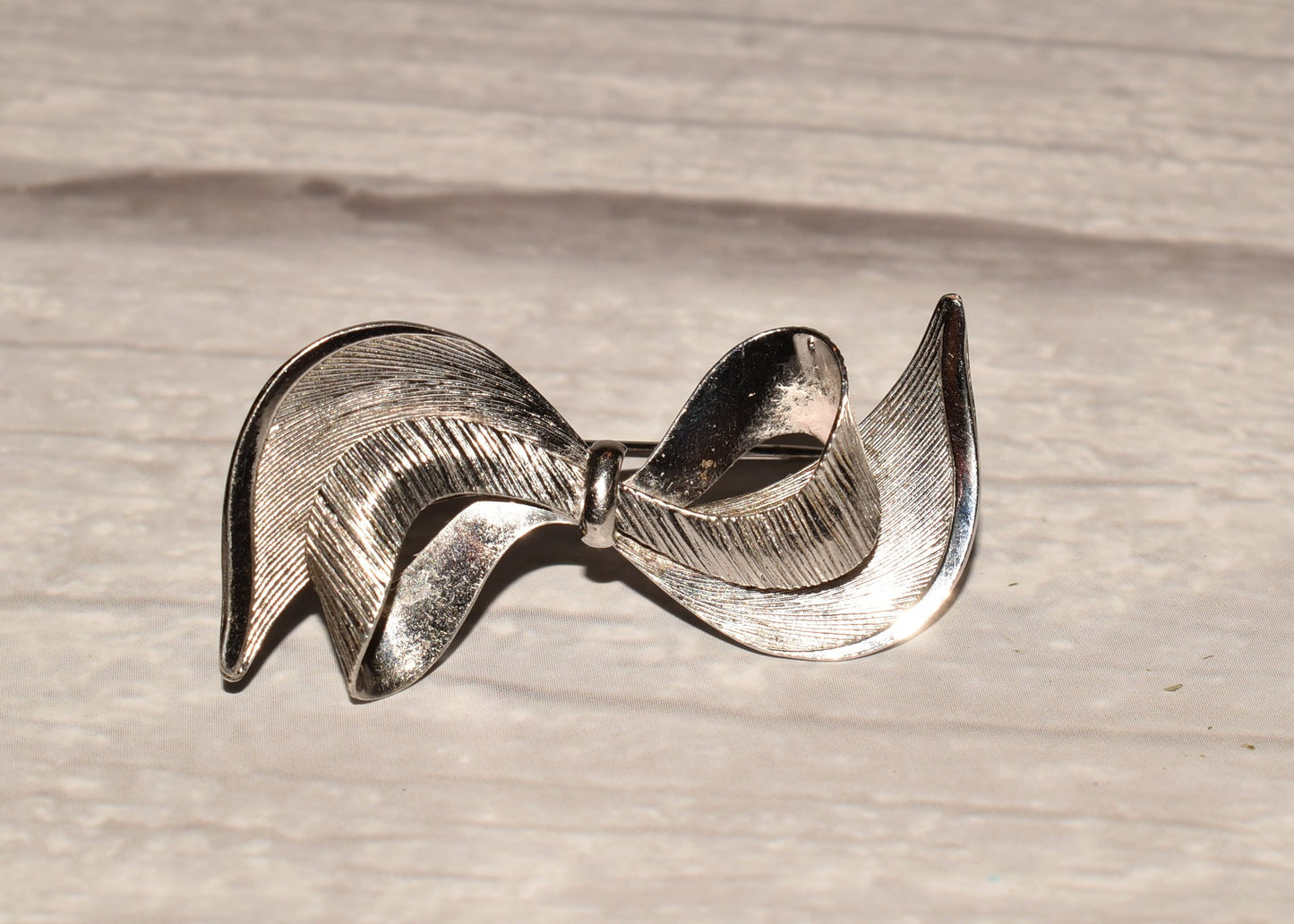 Vintage Silver Brooch - Carl Art Sterling Bow Brooch