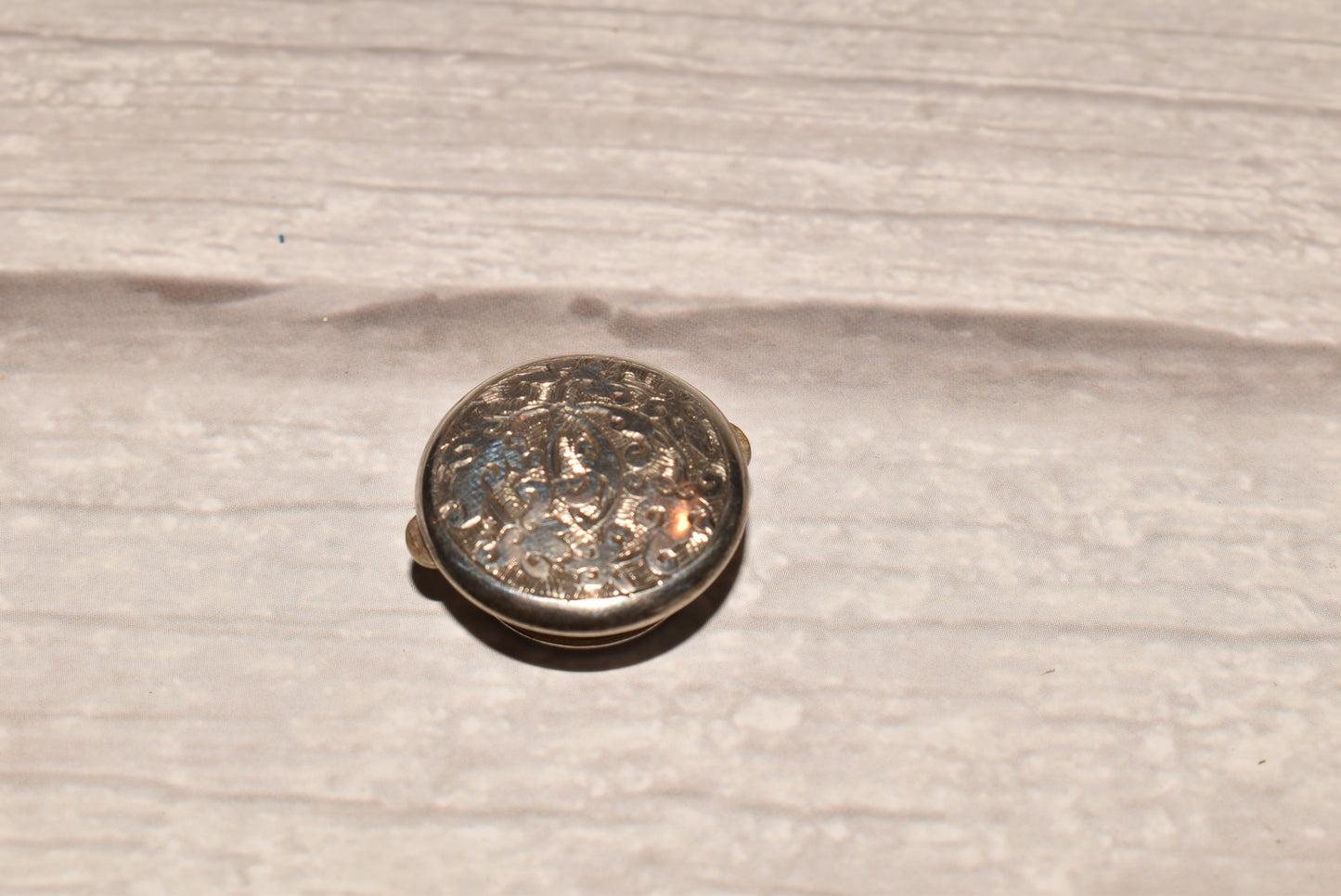 Silver Bachelor Button - Gorgeous Victorian West's Patent