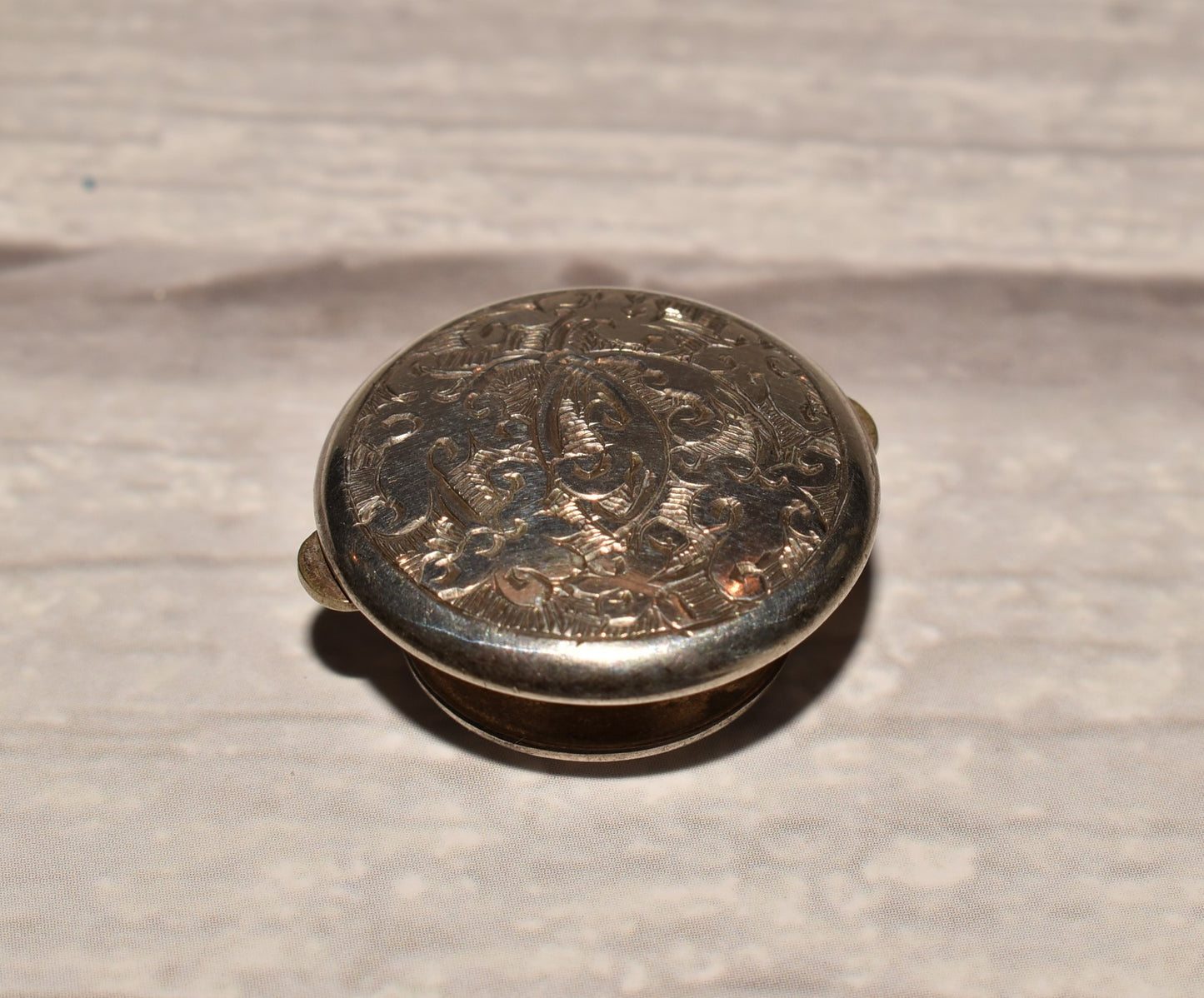 Silver Bachelor Button - Gorgeous Victorian West's Patent