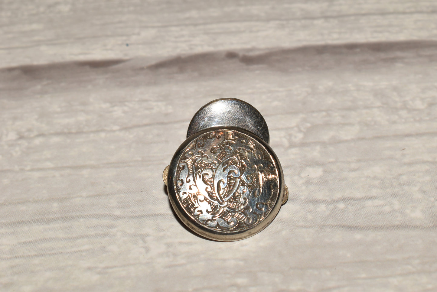 Silver Bachelor Button - Gorgeous Victorian West's Patent