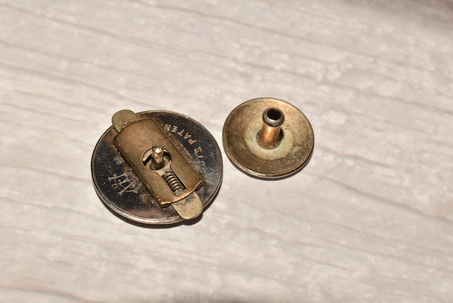 Silver Bachelor Button - Gorgeous Victorian West's Patent