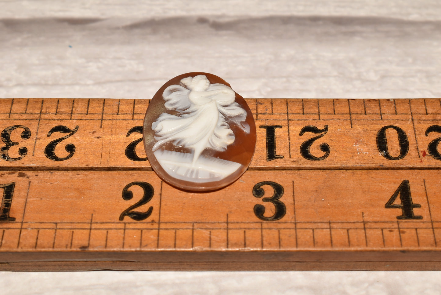 Antique Dancing Cameo - Beautiful Muse Detailed Cameo to Mount