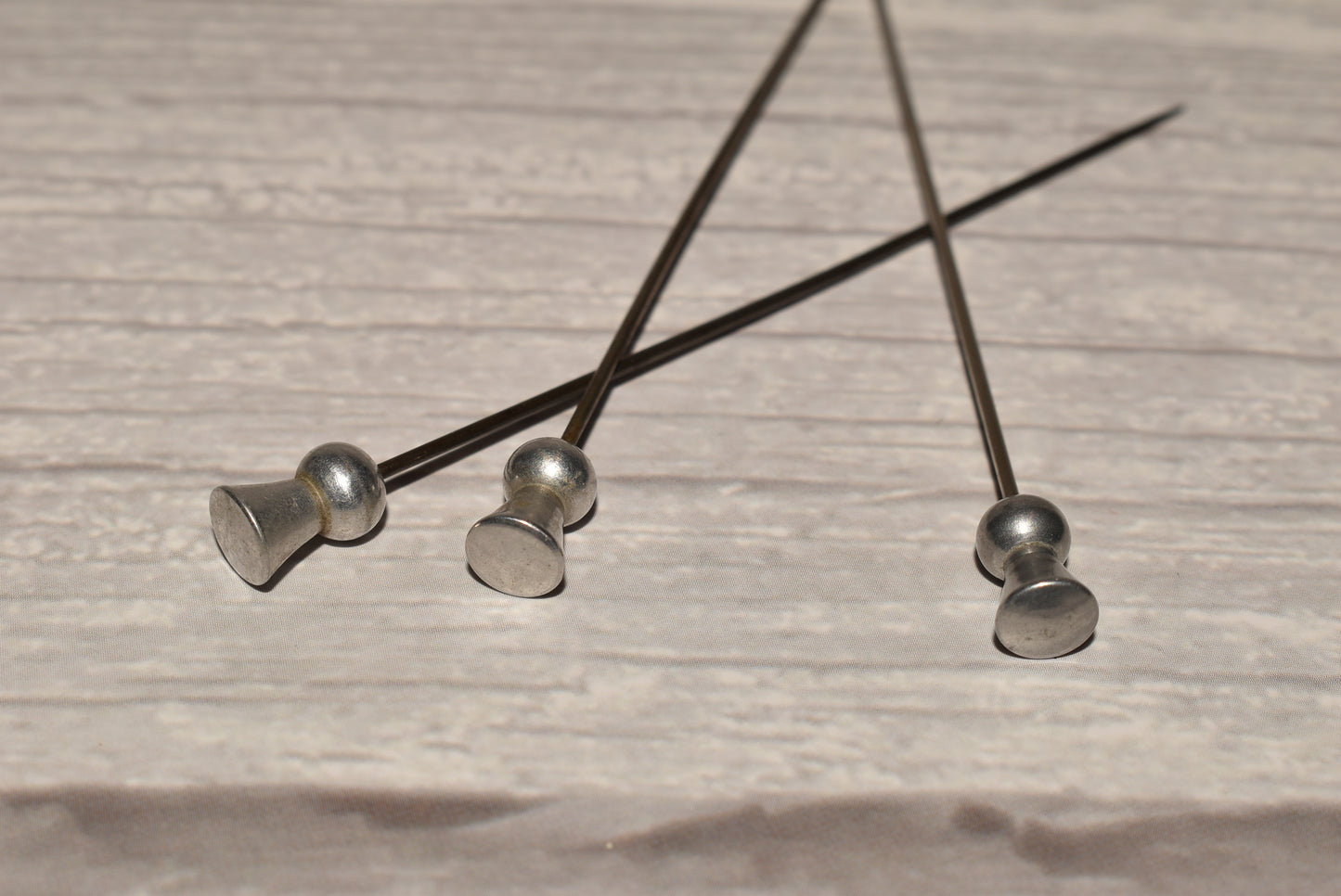 Victorian Hat Pins - Beautiful Trio of Topped Pin