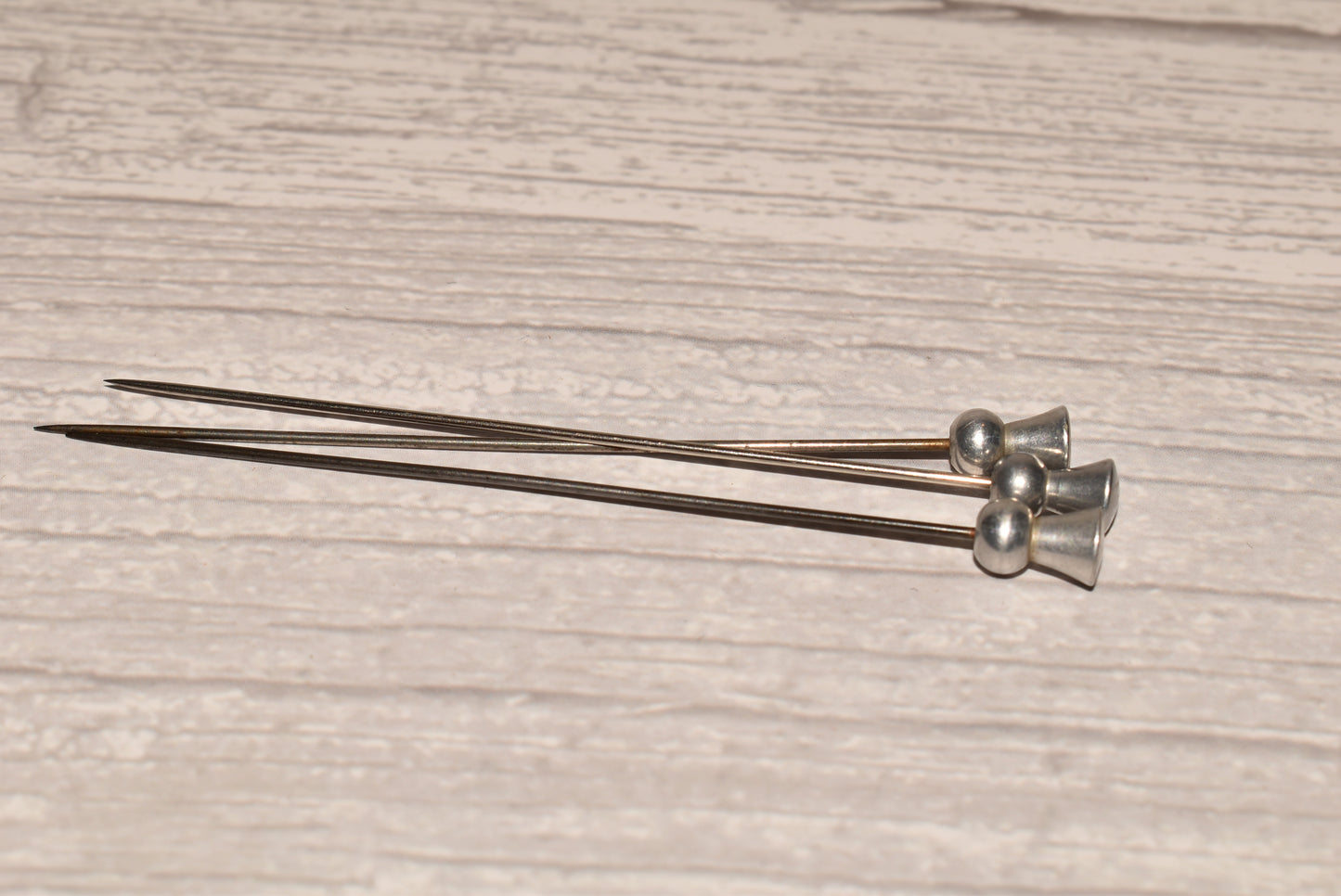 Victorian Hat Pins - Beautiful Trio of Topped Pin