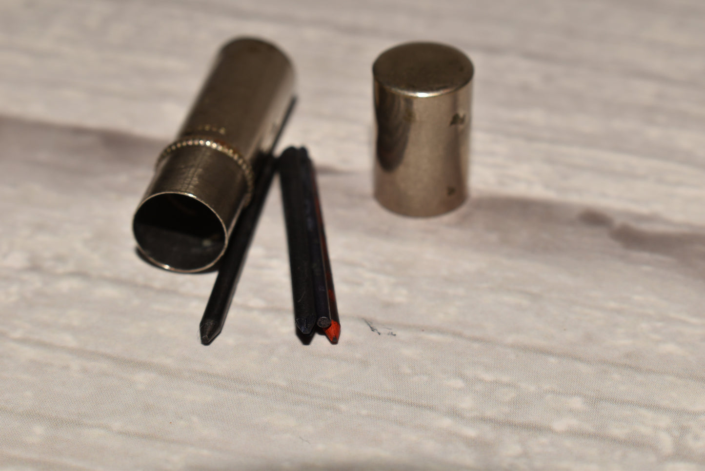 Antique Pencil Leads and Tin - Beautiful Tiny Stationery Accessory