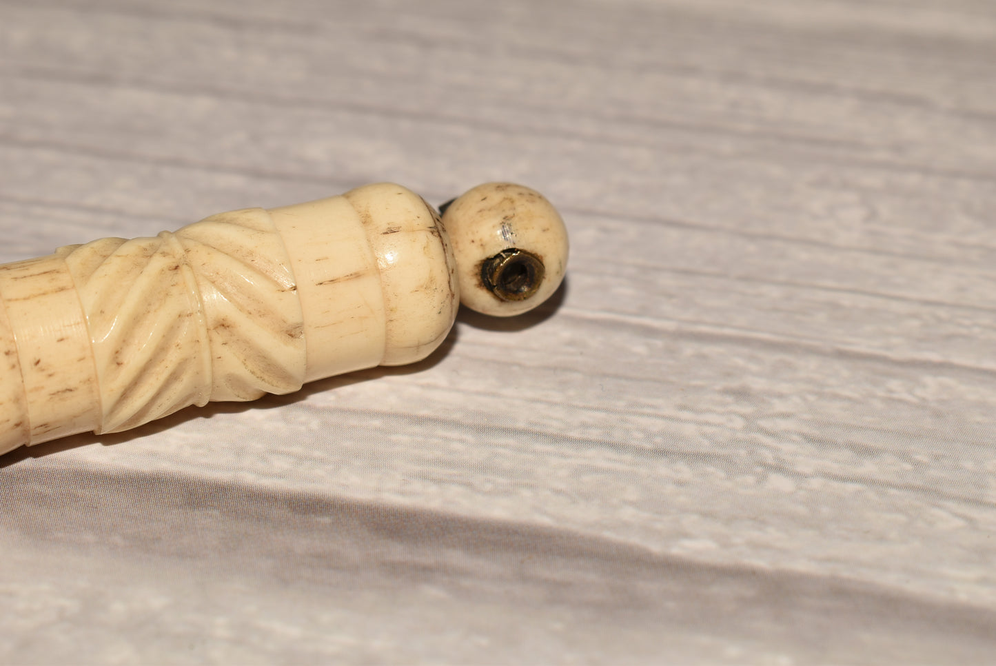 Antique Bone Etui with Stanhope Lens Bagnoles De L'Orne