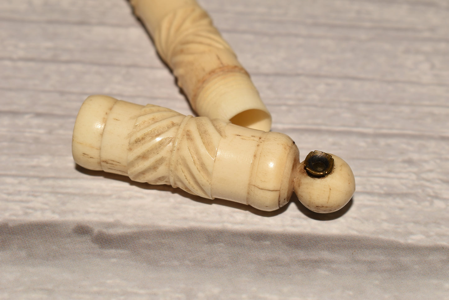 Antique Bone Etui with Stanhope Lens Bagnoles De L'Orne