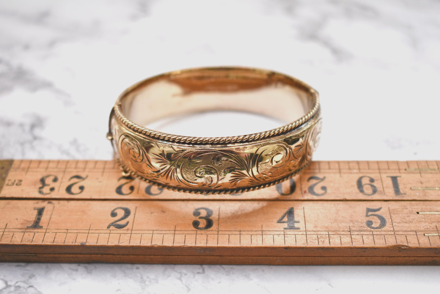 Silver Hallmarked Bangle - Gorgeous Large Heavy Excalibur Harrods 1992