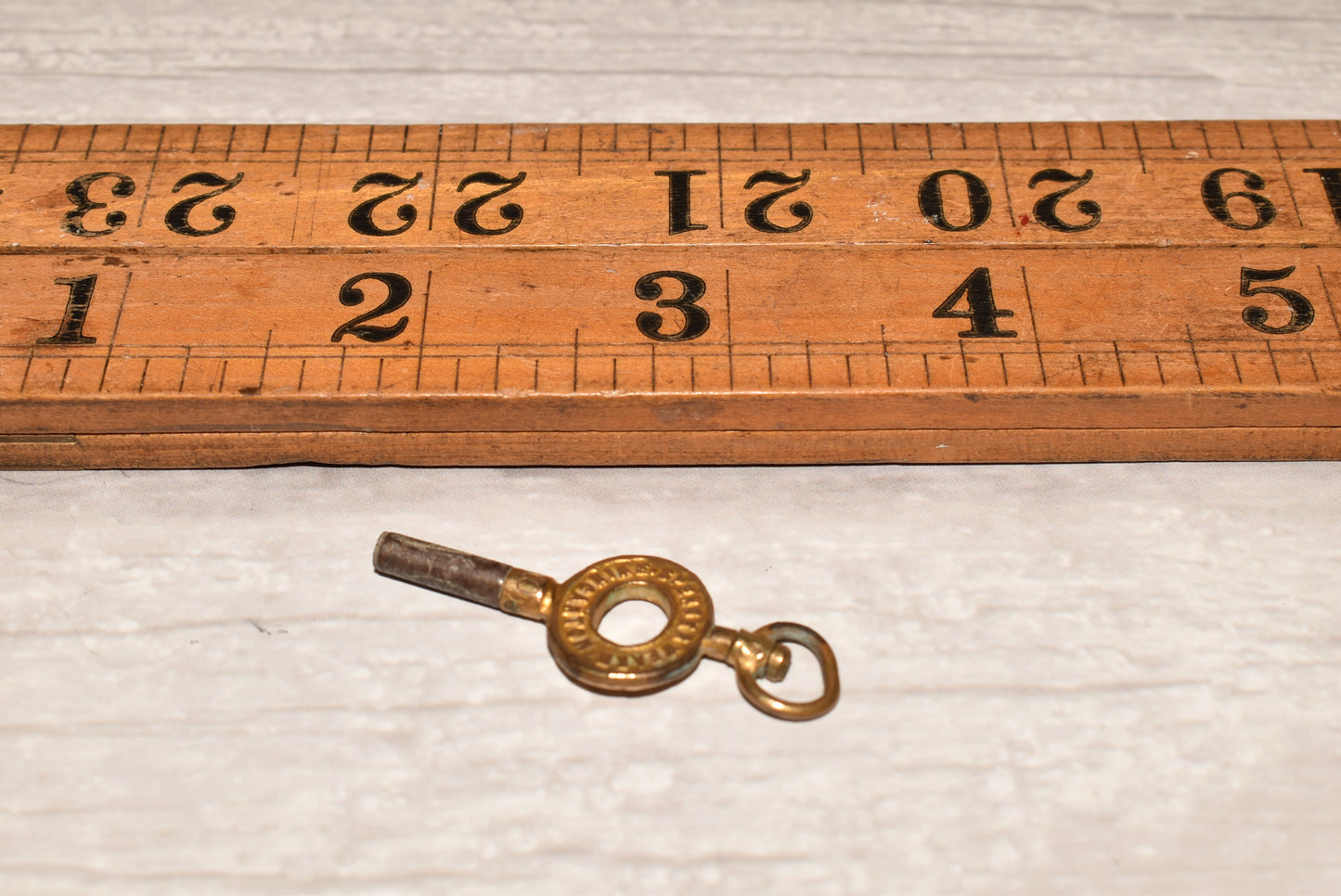 Antique Watch Key - Charming Victorian Advertising Fob