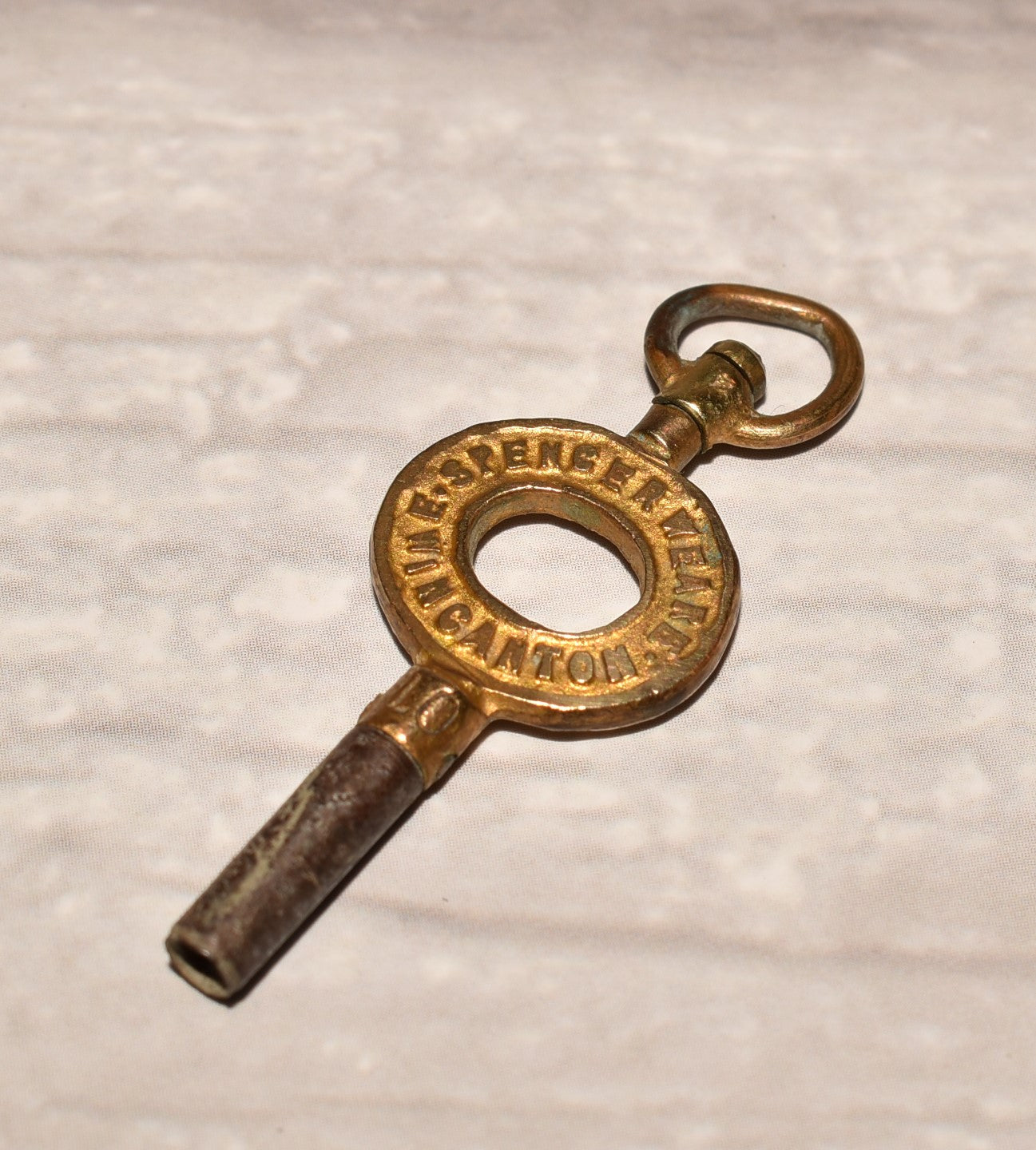 Antique Watch Key - Charming Victorian Advertising Fob