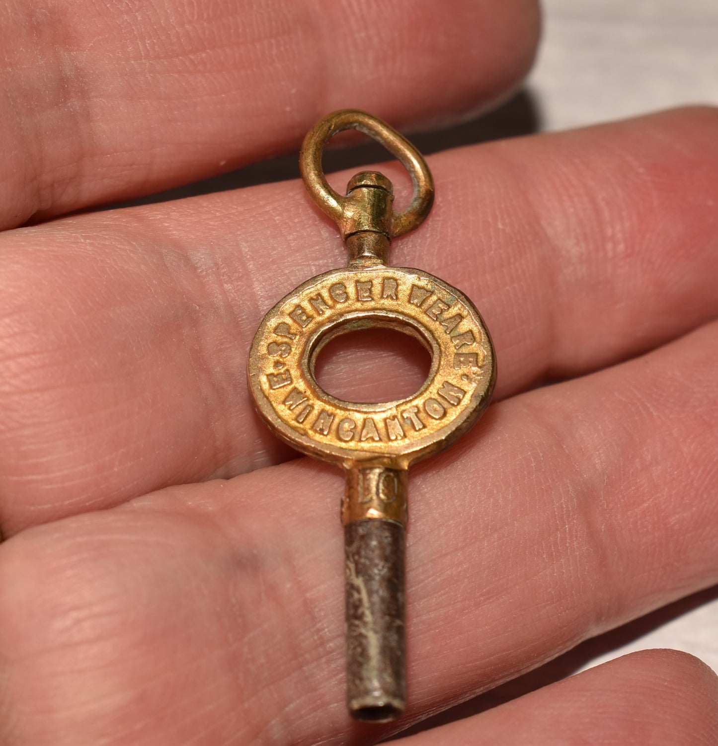 Antique Watch Key - Charming Victorian Advertising Fob