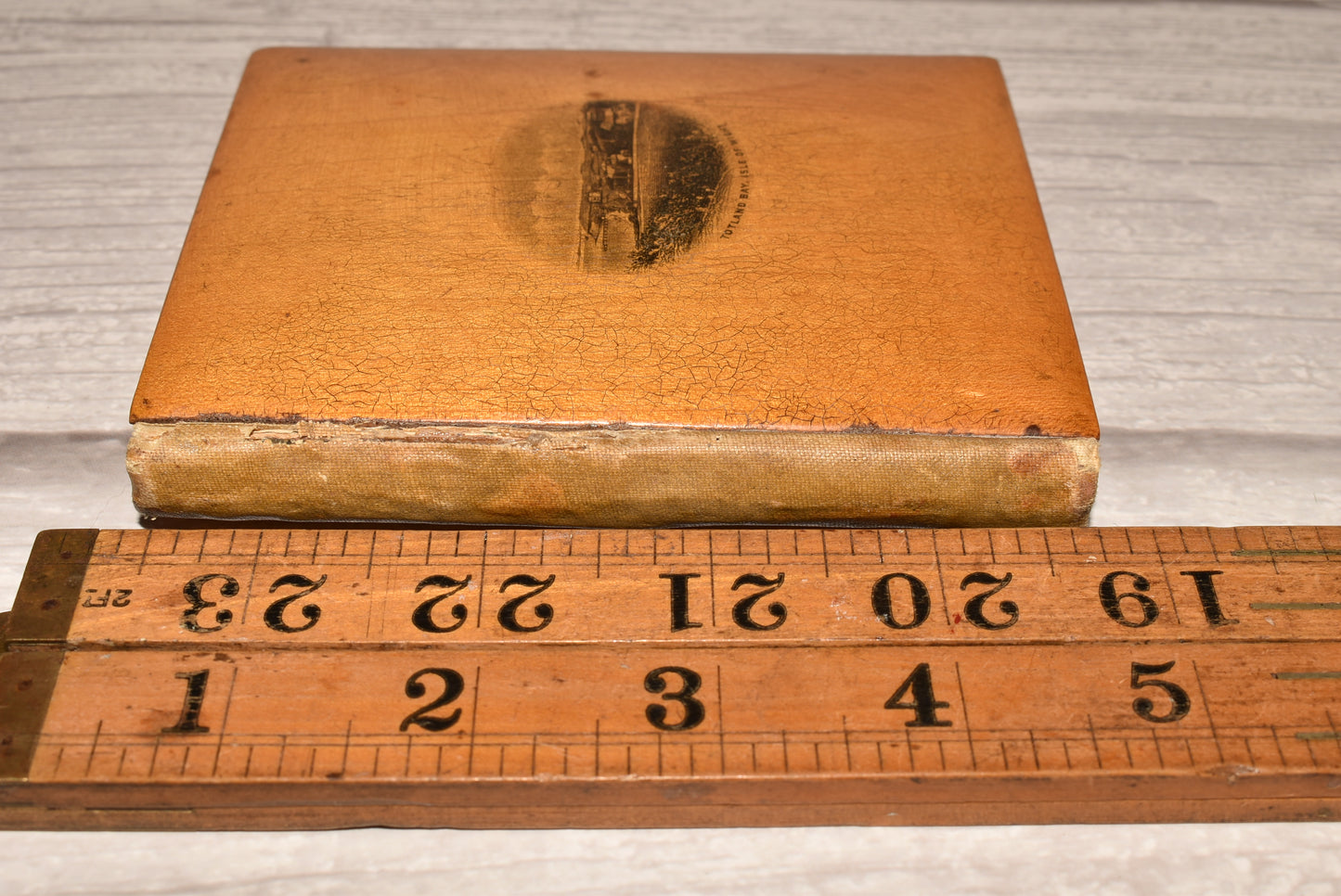 Antique Mauchline Victorian Language of Flowers Birthday Book