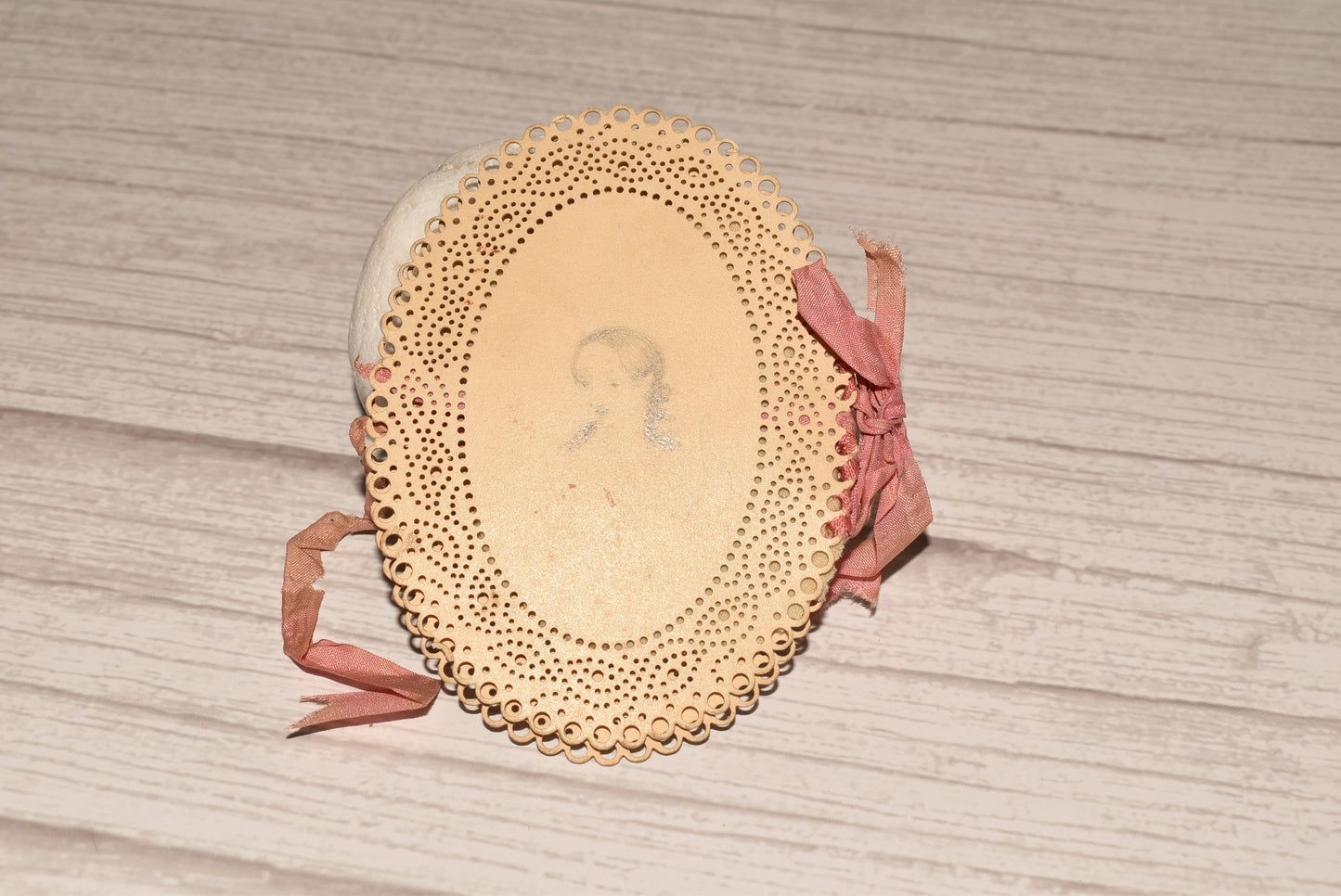 Antique Needle Case - Gorgeous Georgian Hand Drawn Pierced Card and Felt Needle Book