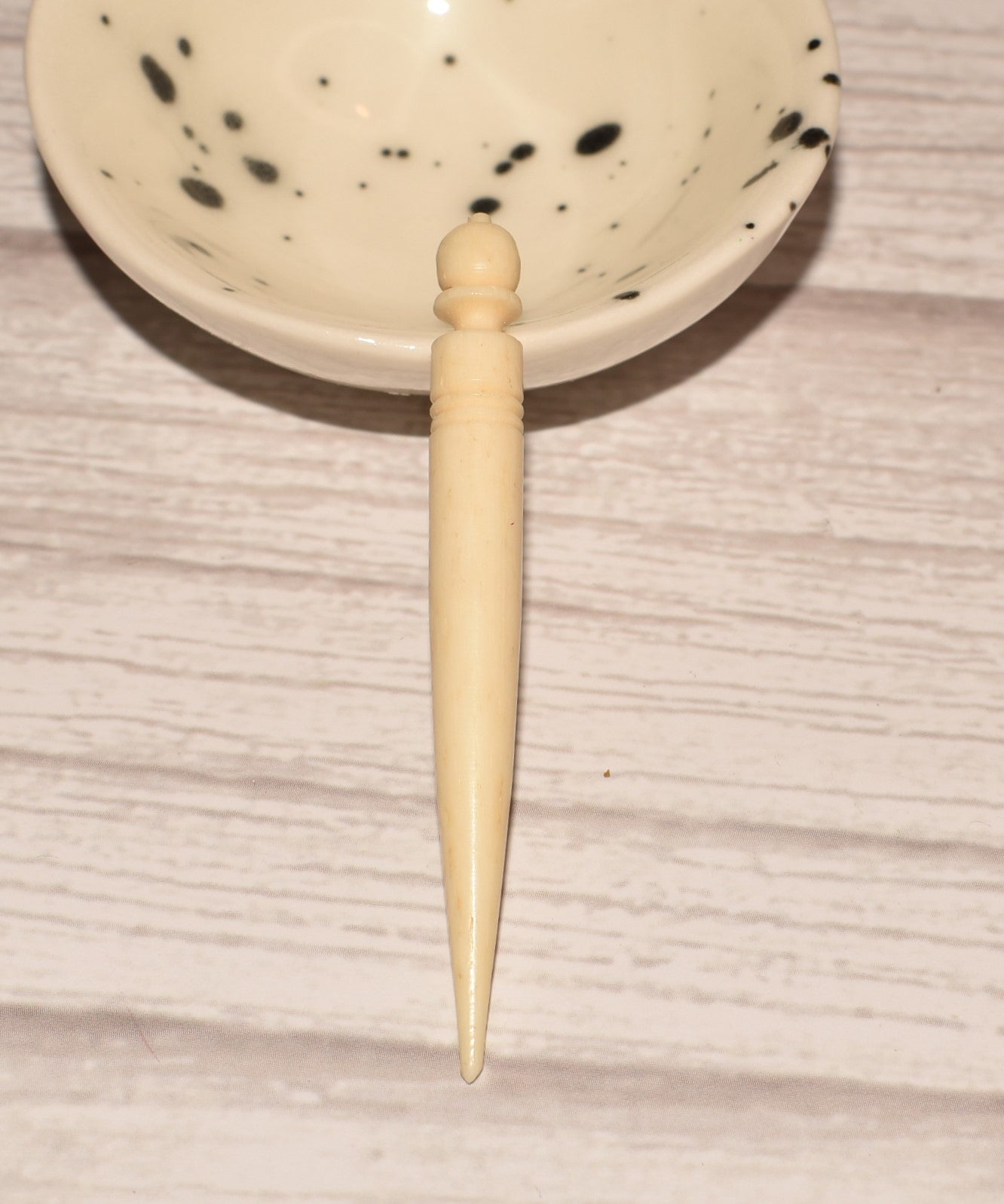 Antique Sewing Awl - Gorgeous Victorian Bone Stiletto