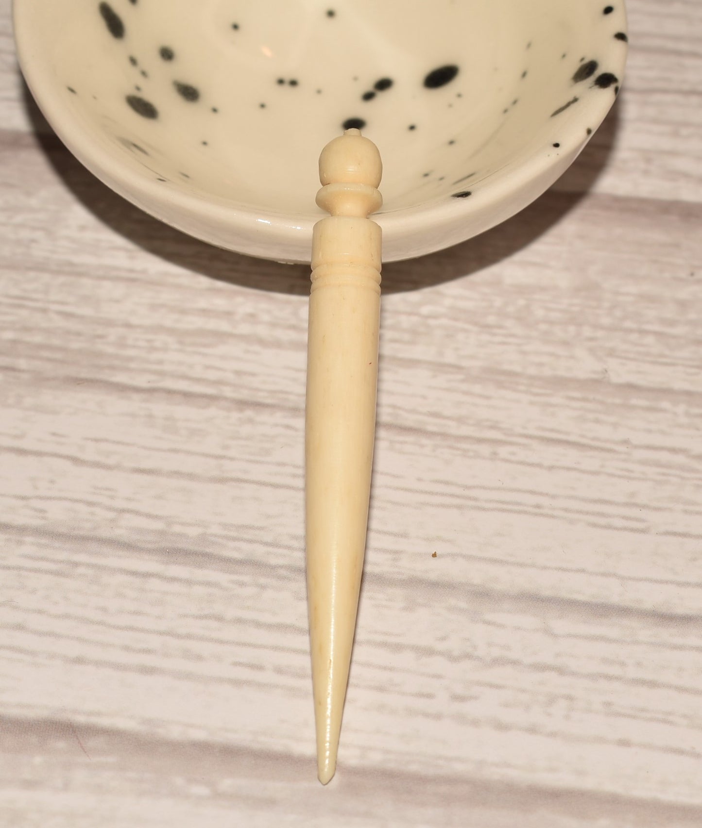 Antique Sewing Awl - Gorgeous Victorian Bone Stiletto