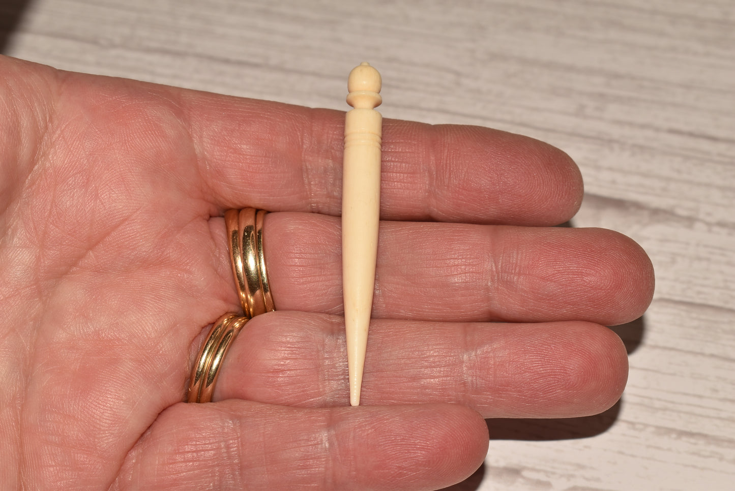 Antique Sewing Awl - Gorgeous Victorian Bone Stiletto