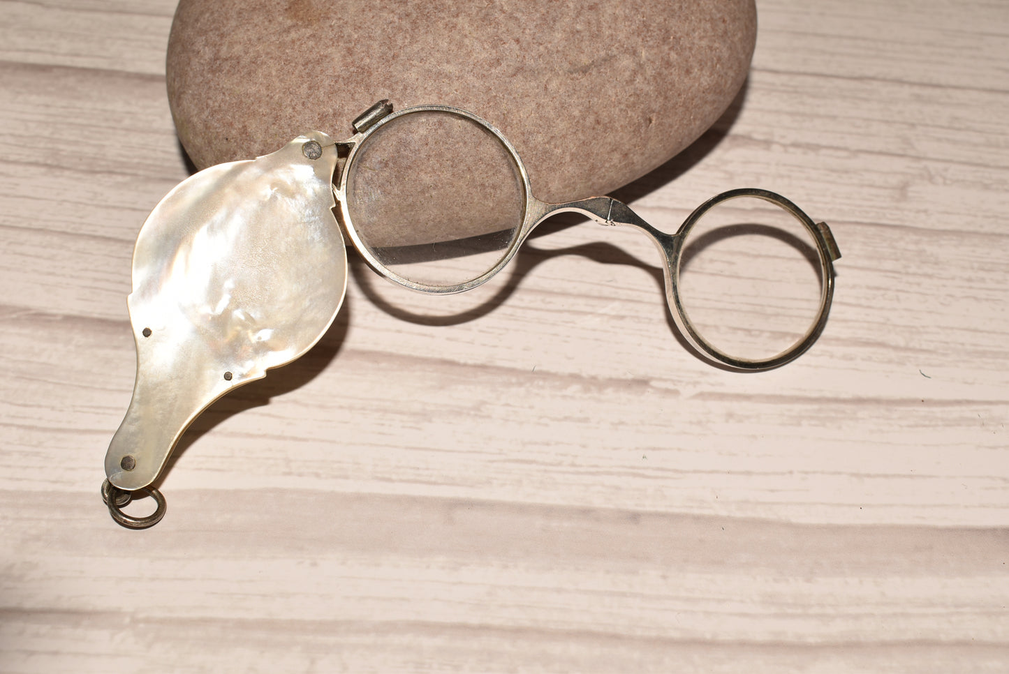 Victorian Folding Lorgnettes - Gorgeous Mother of Pearl Eye Glasses