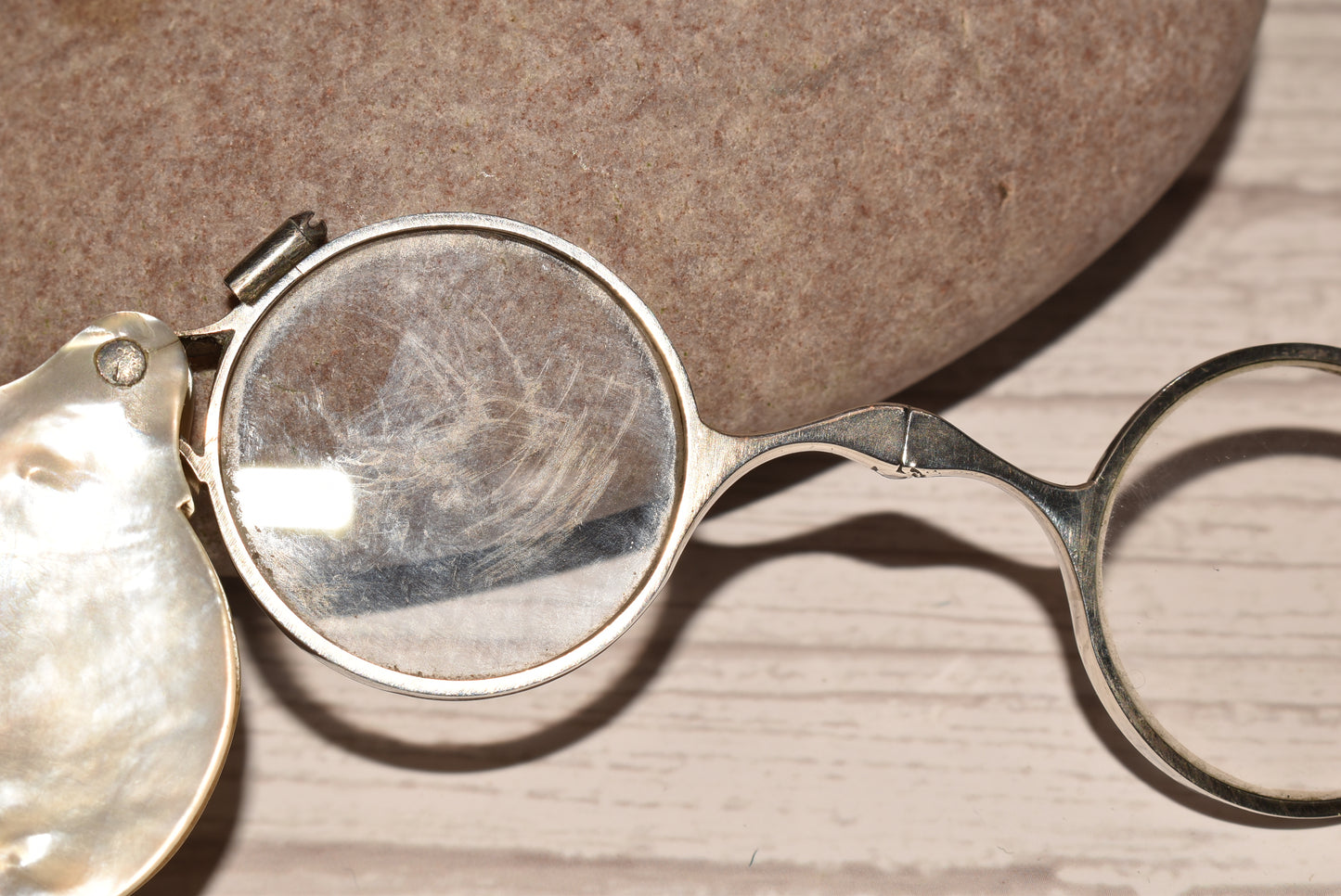 Victorian Folding Lorgnettes - Gorgeous Mother of Pearl Eye Glasses