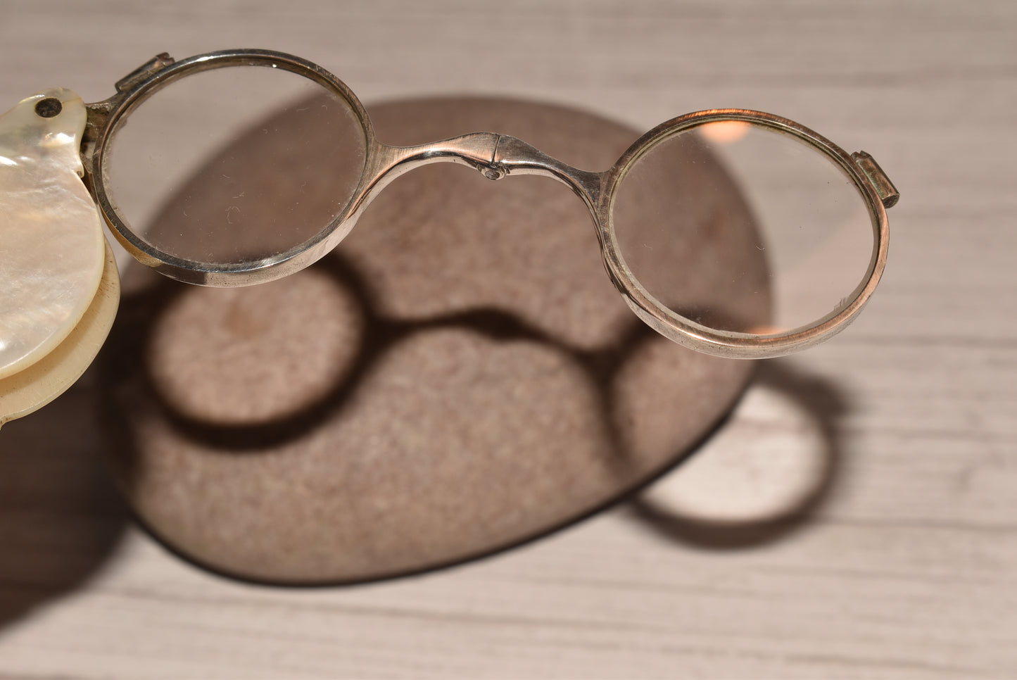 Victorian Folding Lorgnettes - Gorgeous Mother of Pearl Eye Glasses
