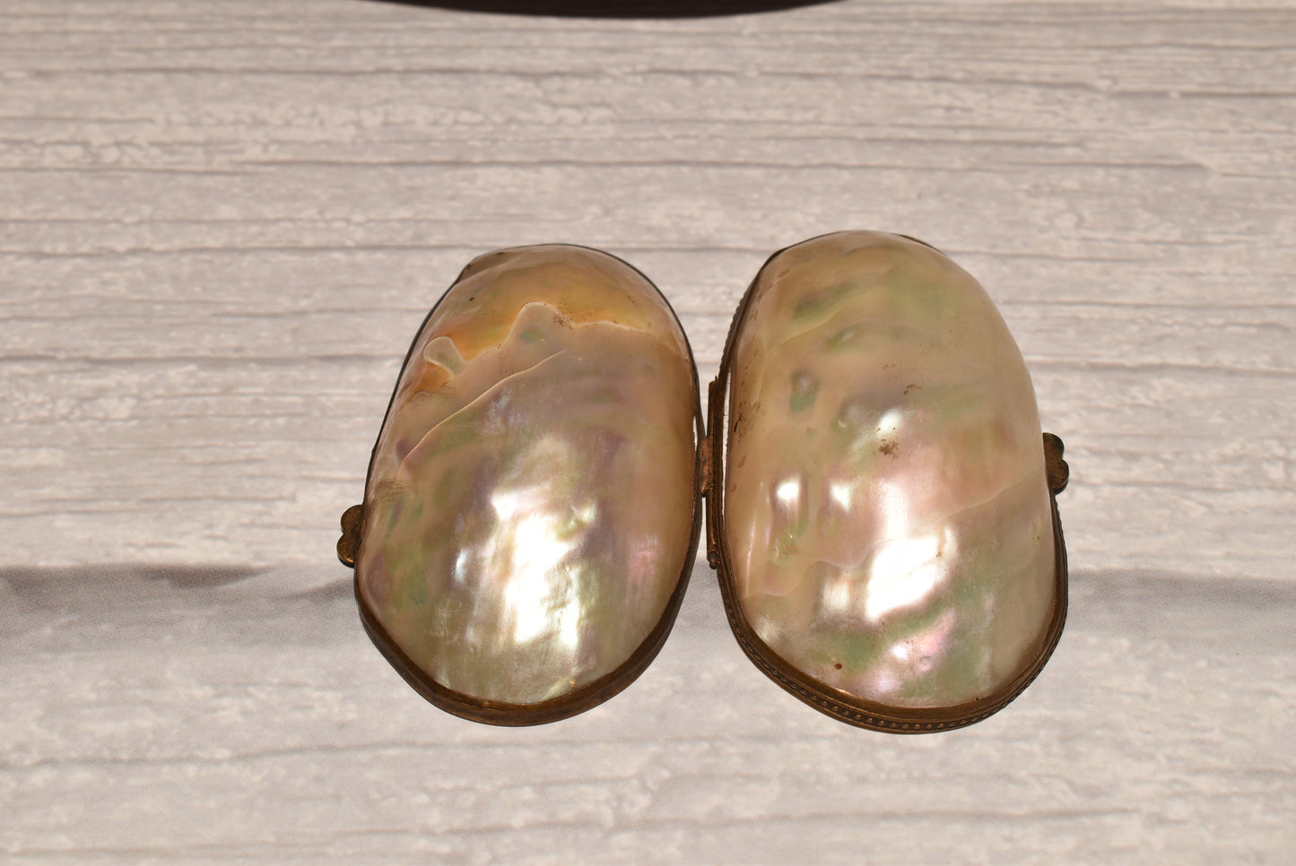 Victorian Mother of Pearl Purse - Gorgeous Grand Tour Etui Thimble Store