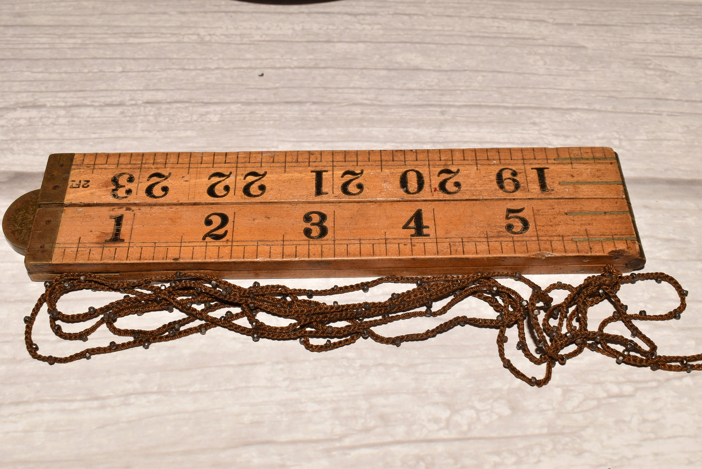 Antique Silk Cut Steel Guard Chain - Beautiful Delicate Long Silk Chain