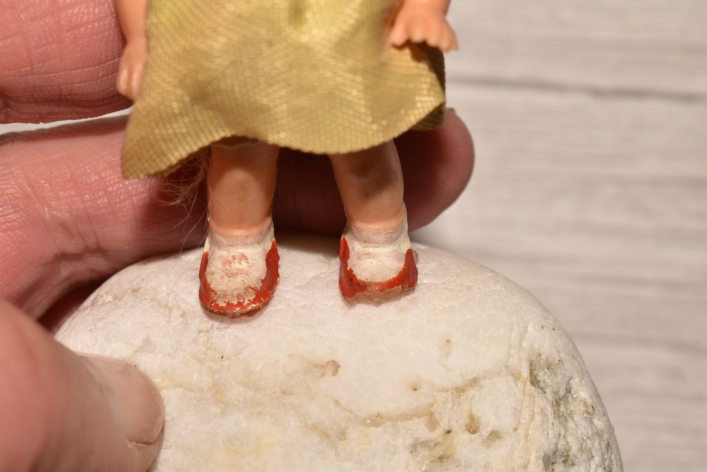 Antique Tiny Doll - Gorgeous 1920s Rubber Baby Doll