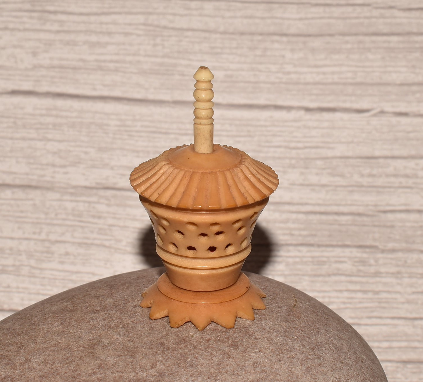 Antique Tape Measure - Beautiful Victorian Vegetable Ivory Decorative Notion