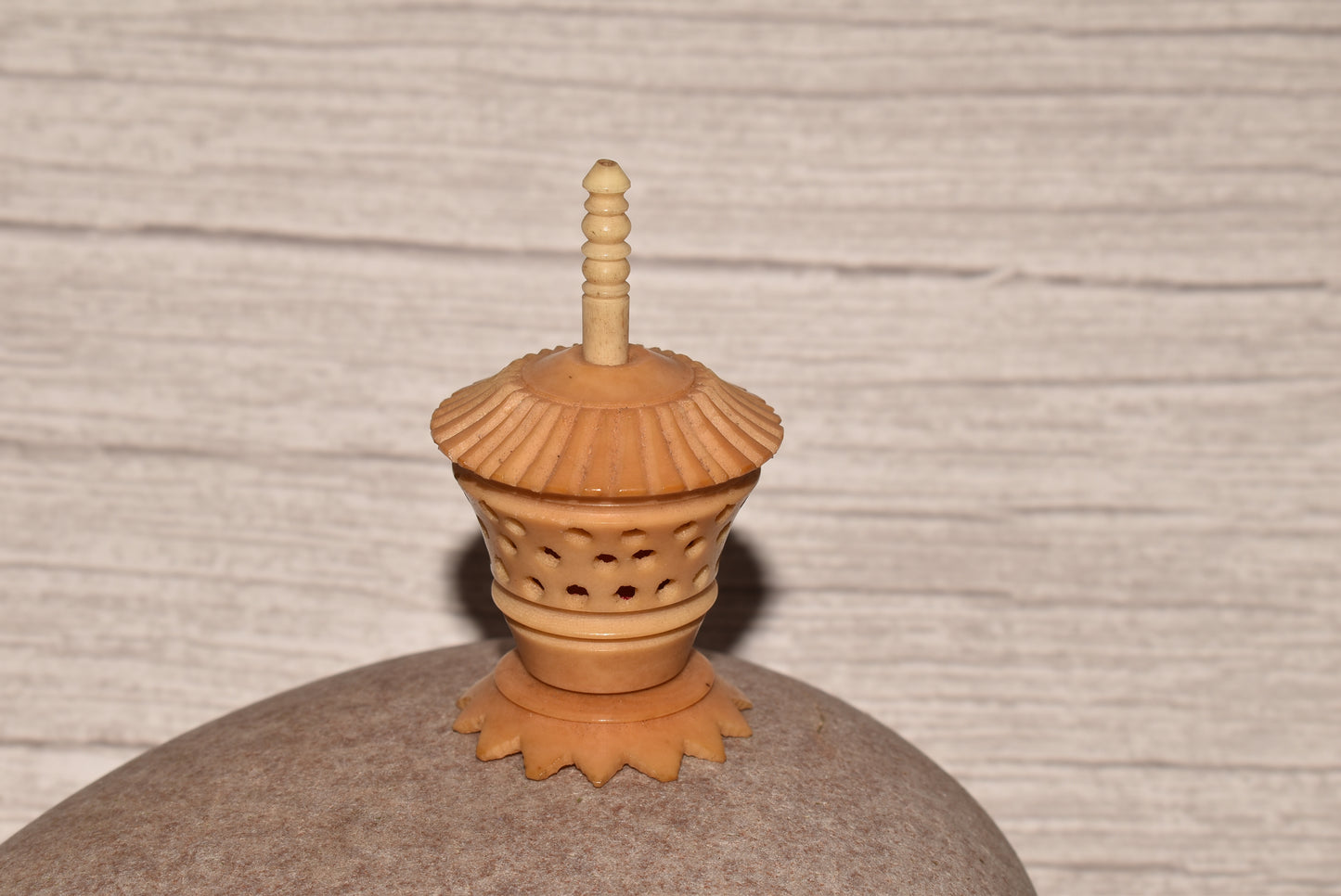 Antique Tape Measure - Beautiful Victorian Vegetable Ivory Decorative Notion