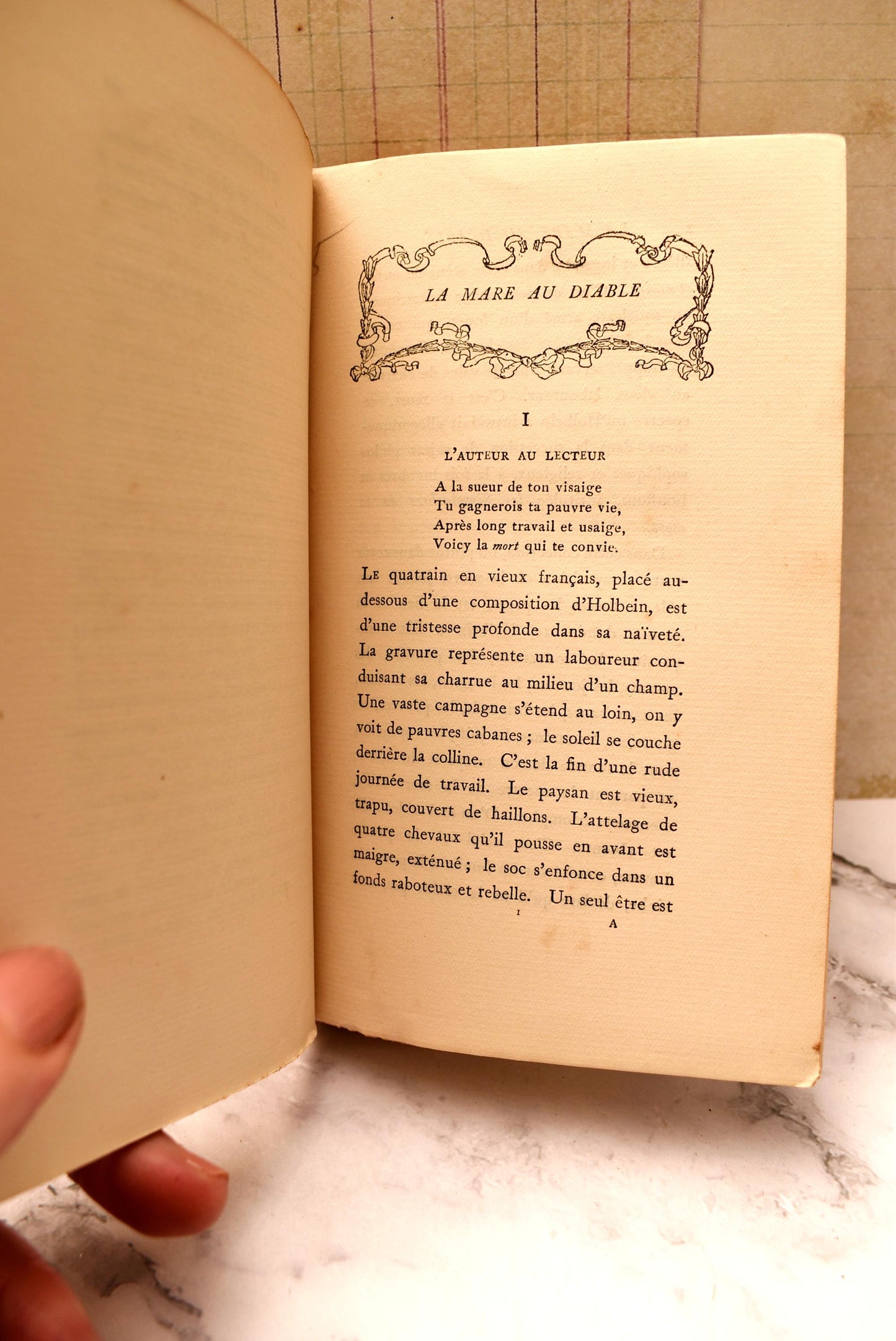 La Mare du Diable - Gorgeous Edwardian George Sand Leatherbound Novel 1908