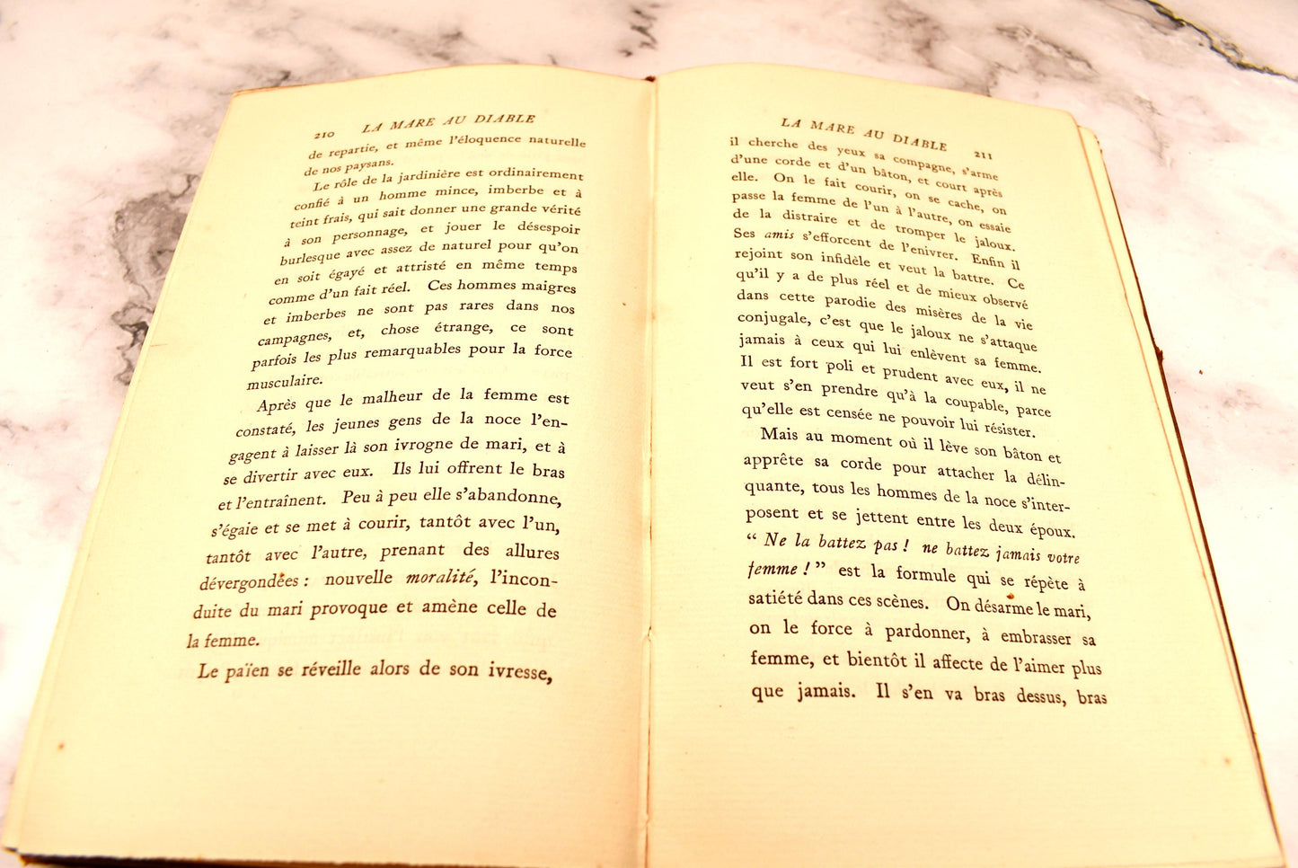 La Mare du Diable - Gorgeous Edwardian George Sand Leatherbound Novel 1908