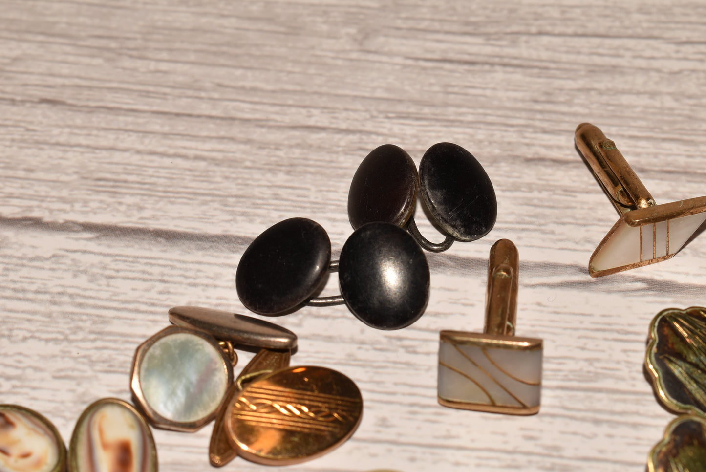 Antique Collection of Cuff Links for Crafting
