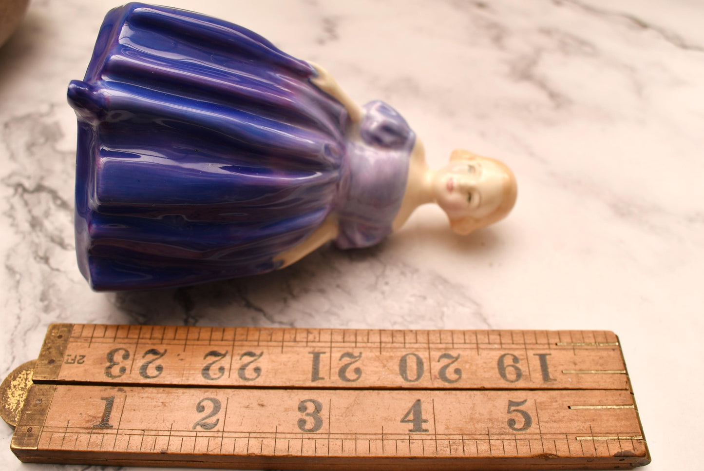 Royal Doulton Marie Figurine - Beautiful Green Back Stamp Leslie Harradine Classic