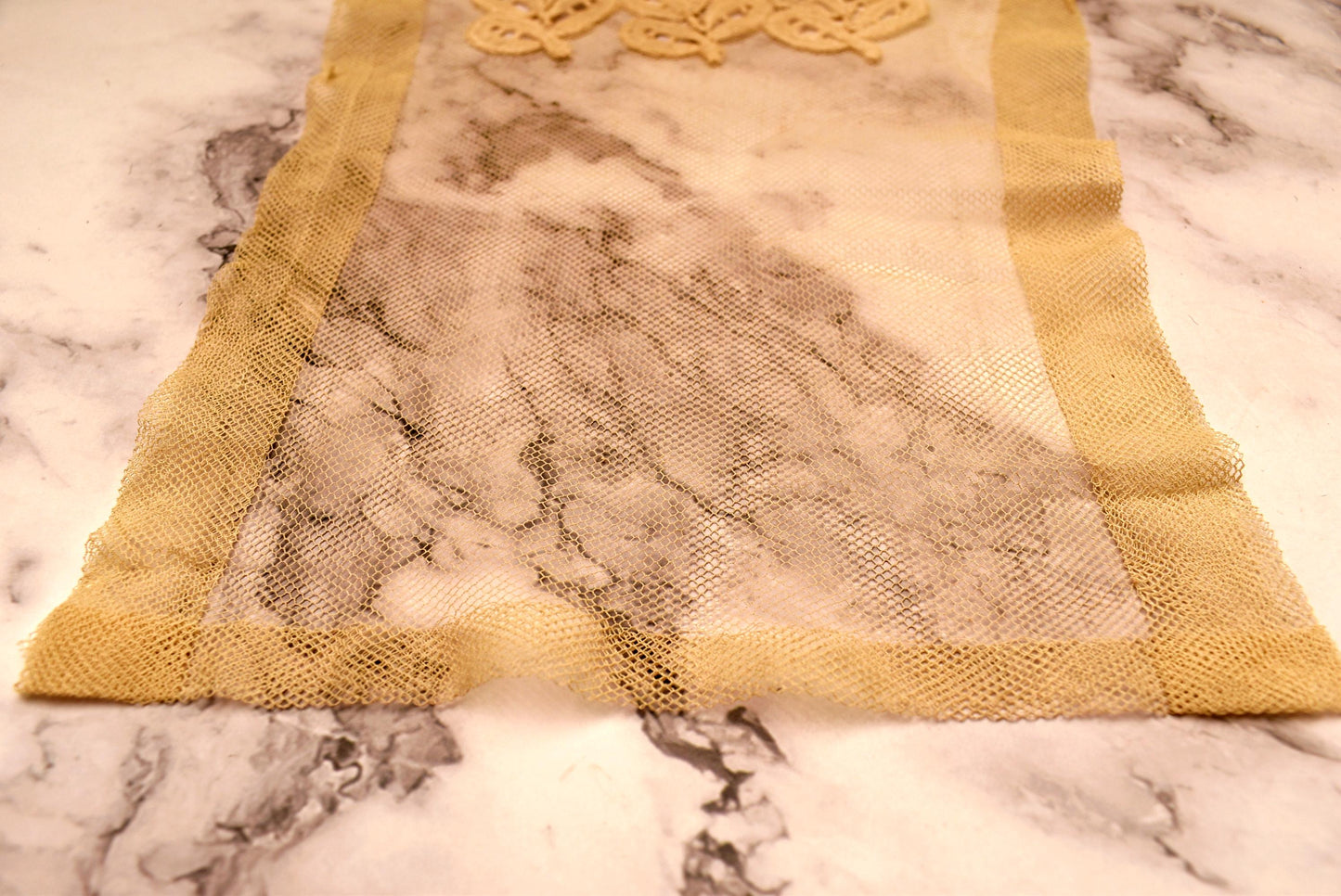 Victorian Modesty Vest - Gorgeous Antique Lady's Decolletage Insert with Hand Crafted Lace