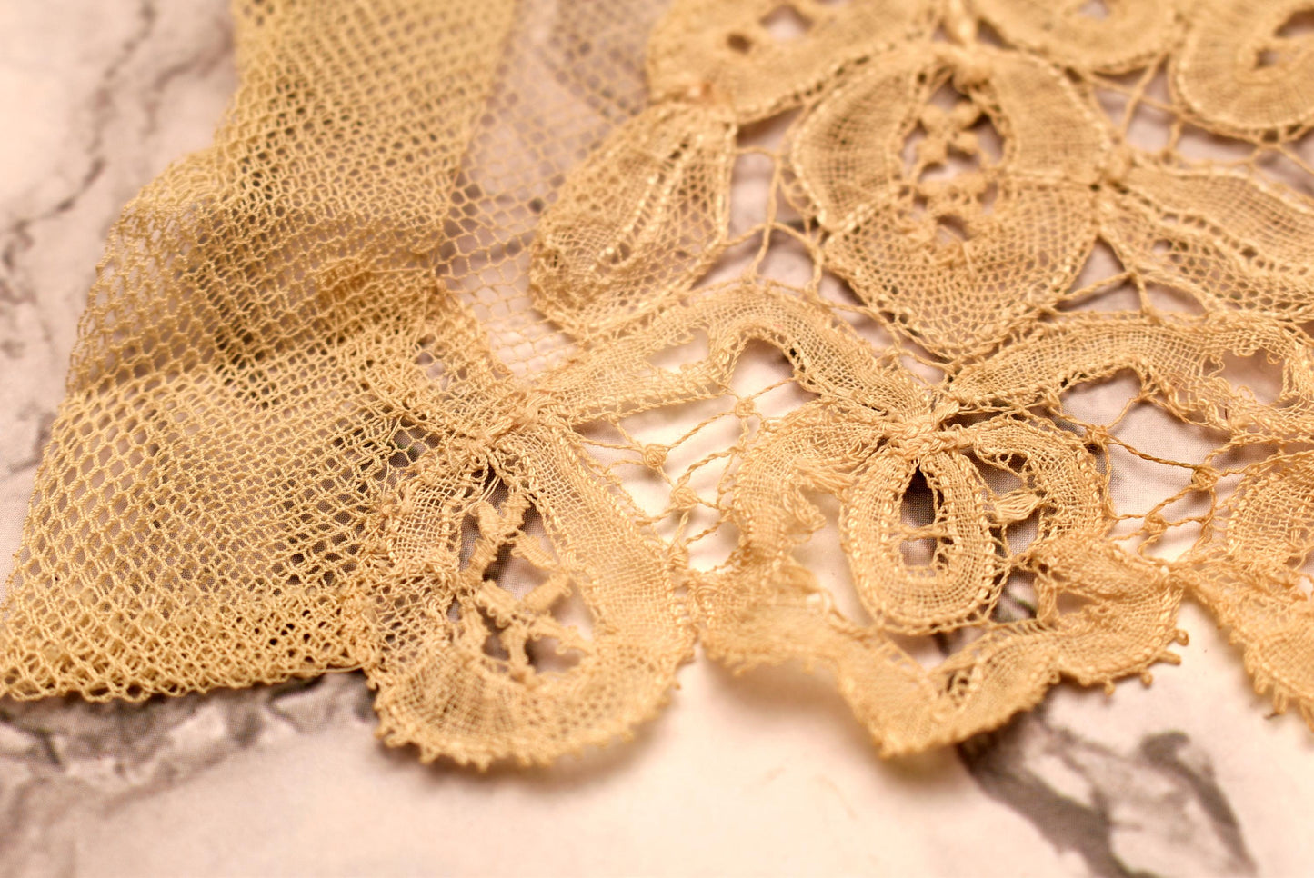 Victorian Modesty Vest - Gorgeous Antique Lady's Decolletage Insert with Hand Crafted Lace