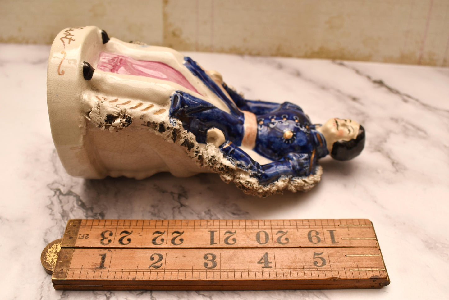 Antique Staffordshire Pottery Prince Albert Figurine - Gorgeous Victorian Ornament