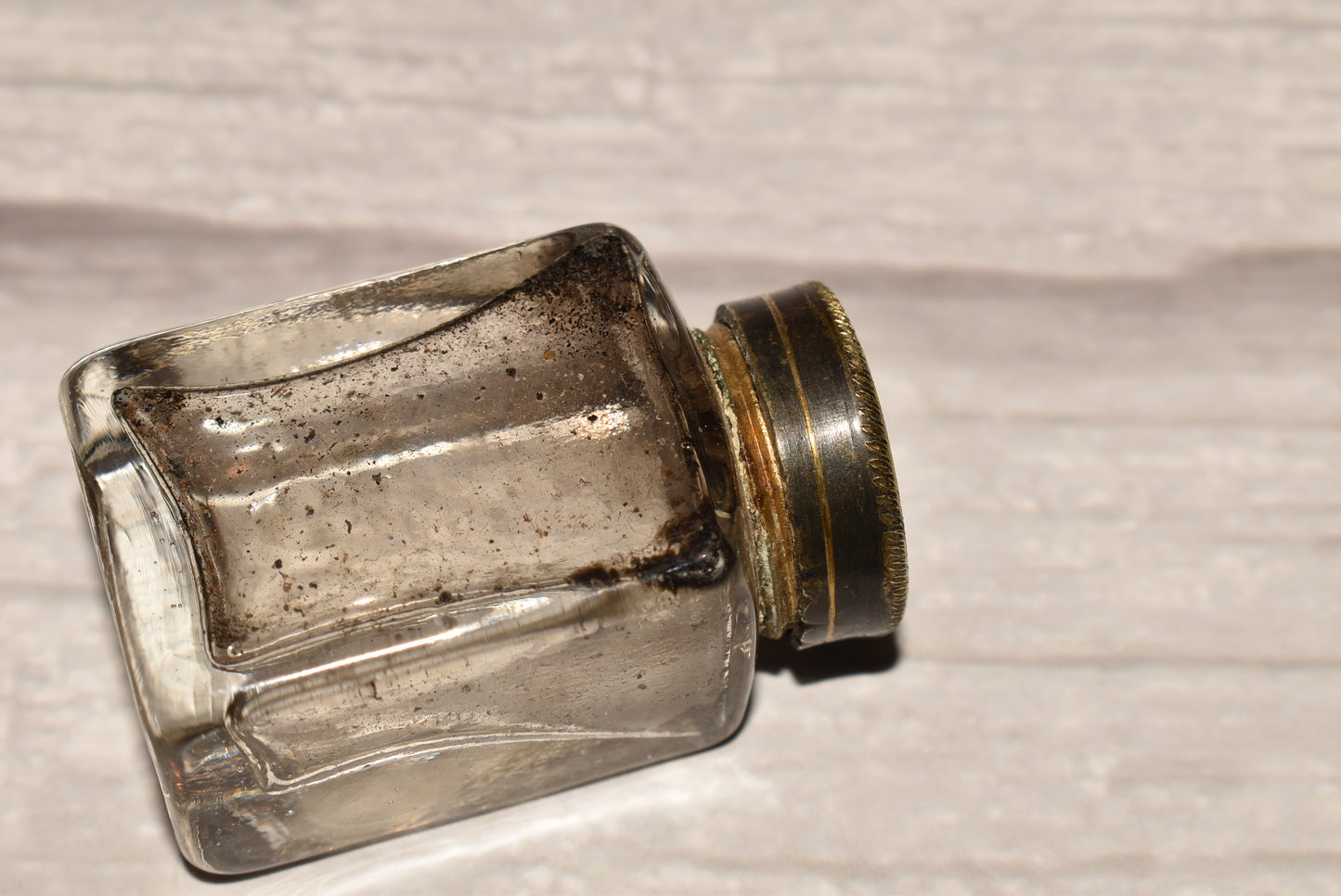 Antique Glass Ink Bottle