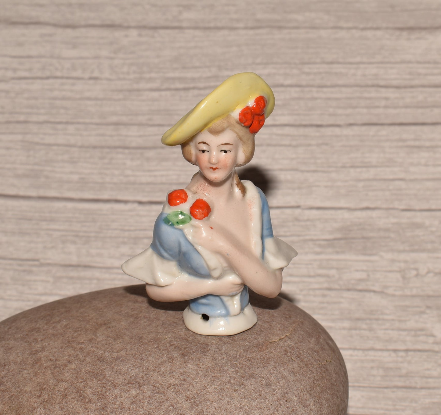 Antique Art Deco China Half Doll