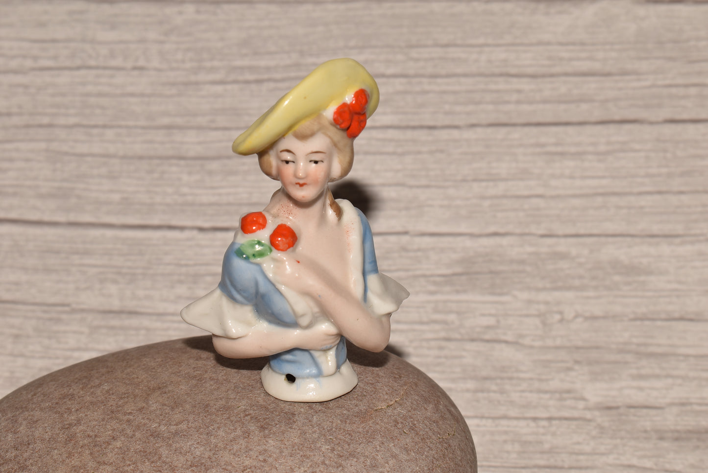 Antique Art Deco China Half Doll