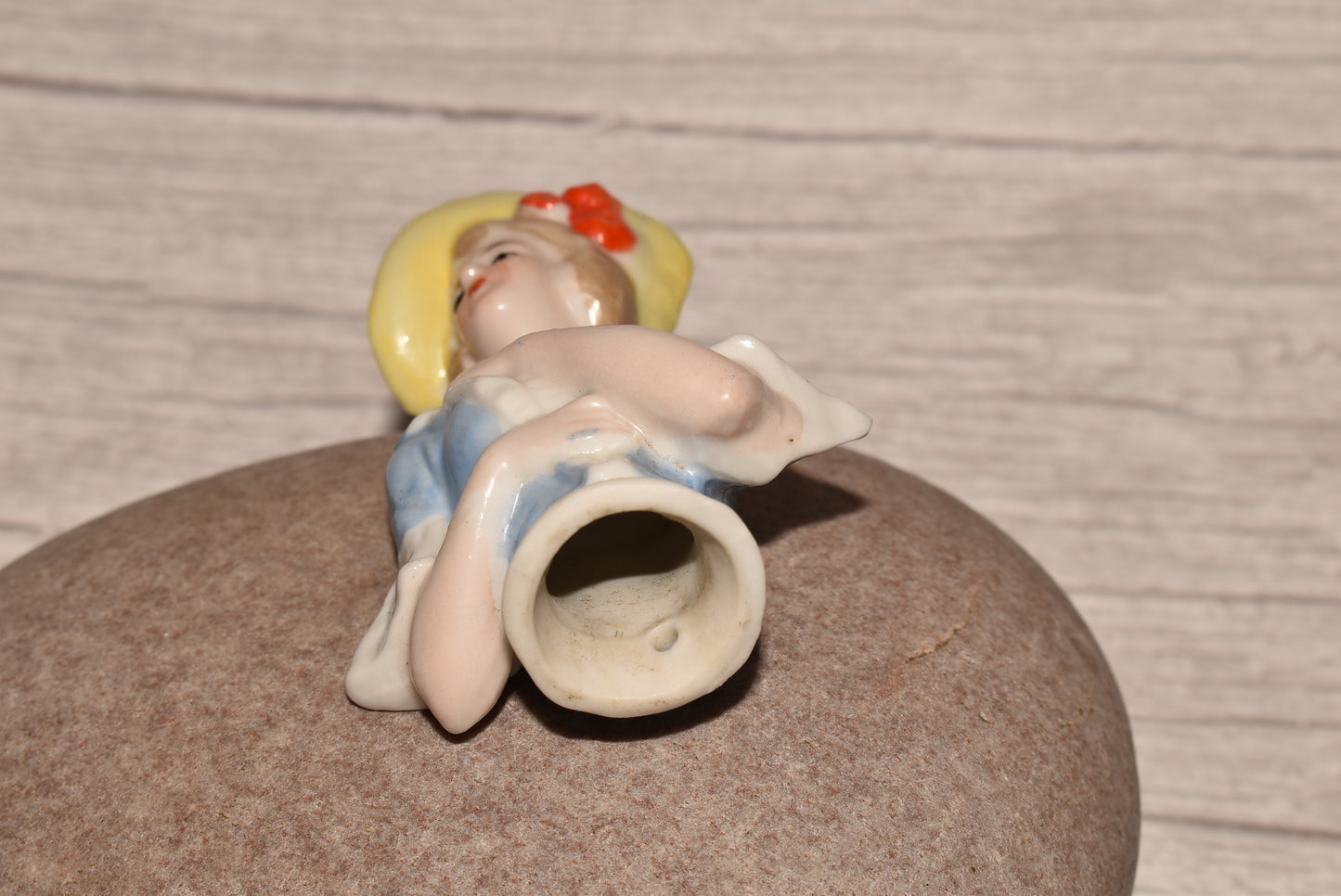 Antique Art Deco China Half Doll
