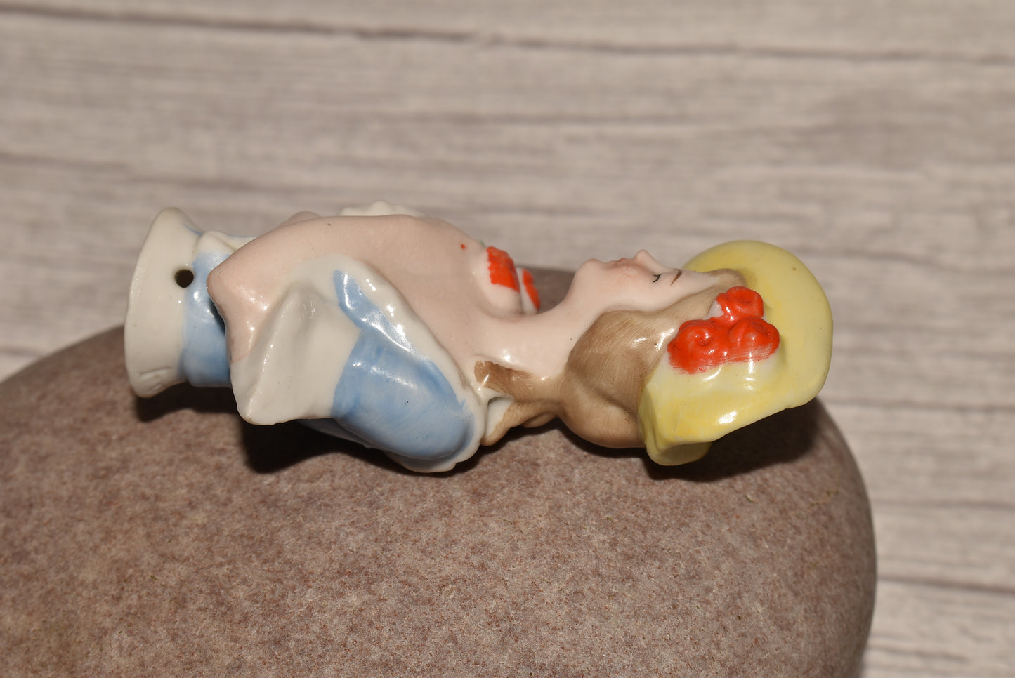 Antique Art Deco China Half Doll