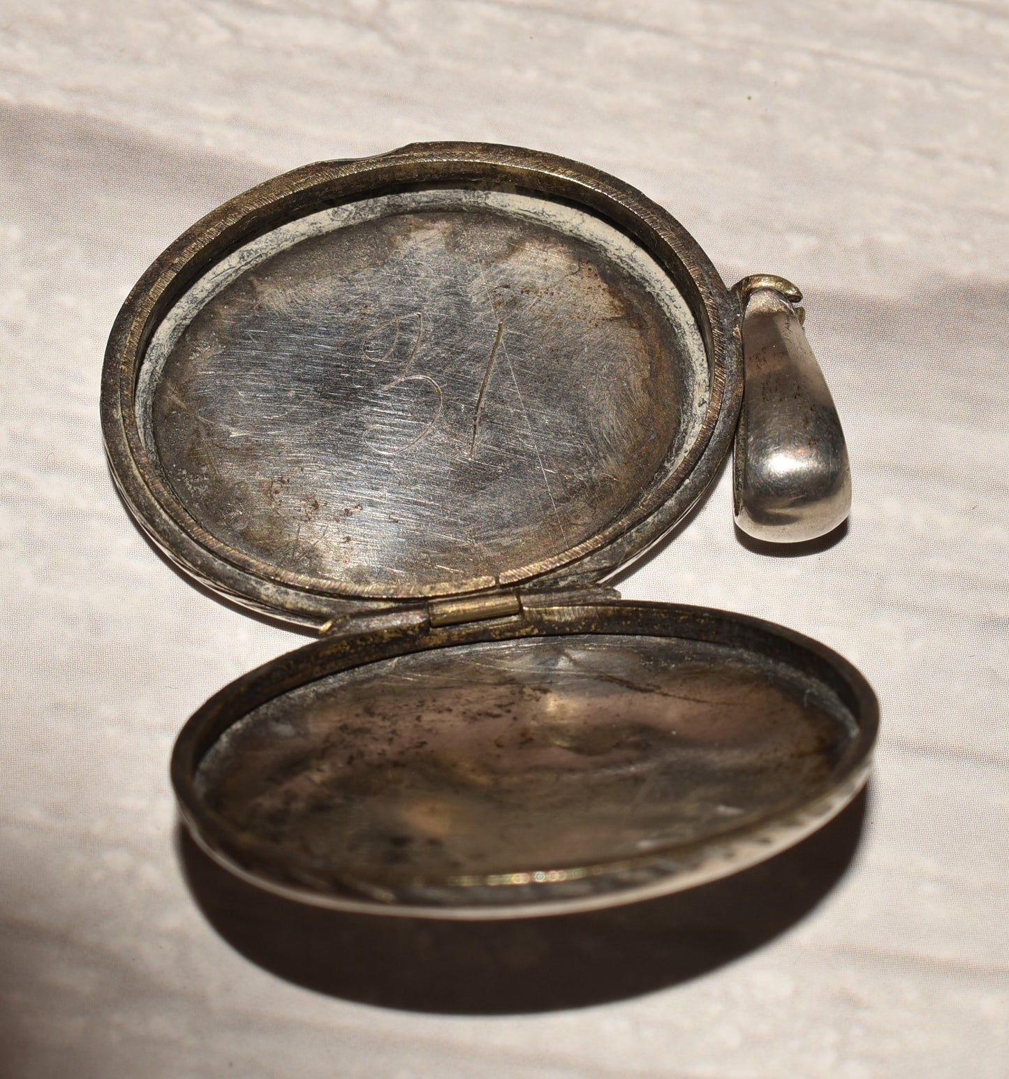 Victorian Silver Locket - Stunning Antique Chased Large Locket