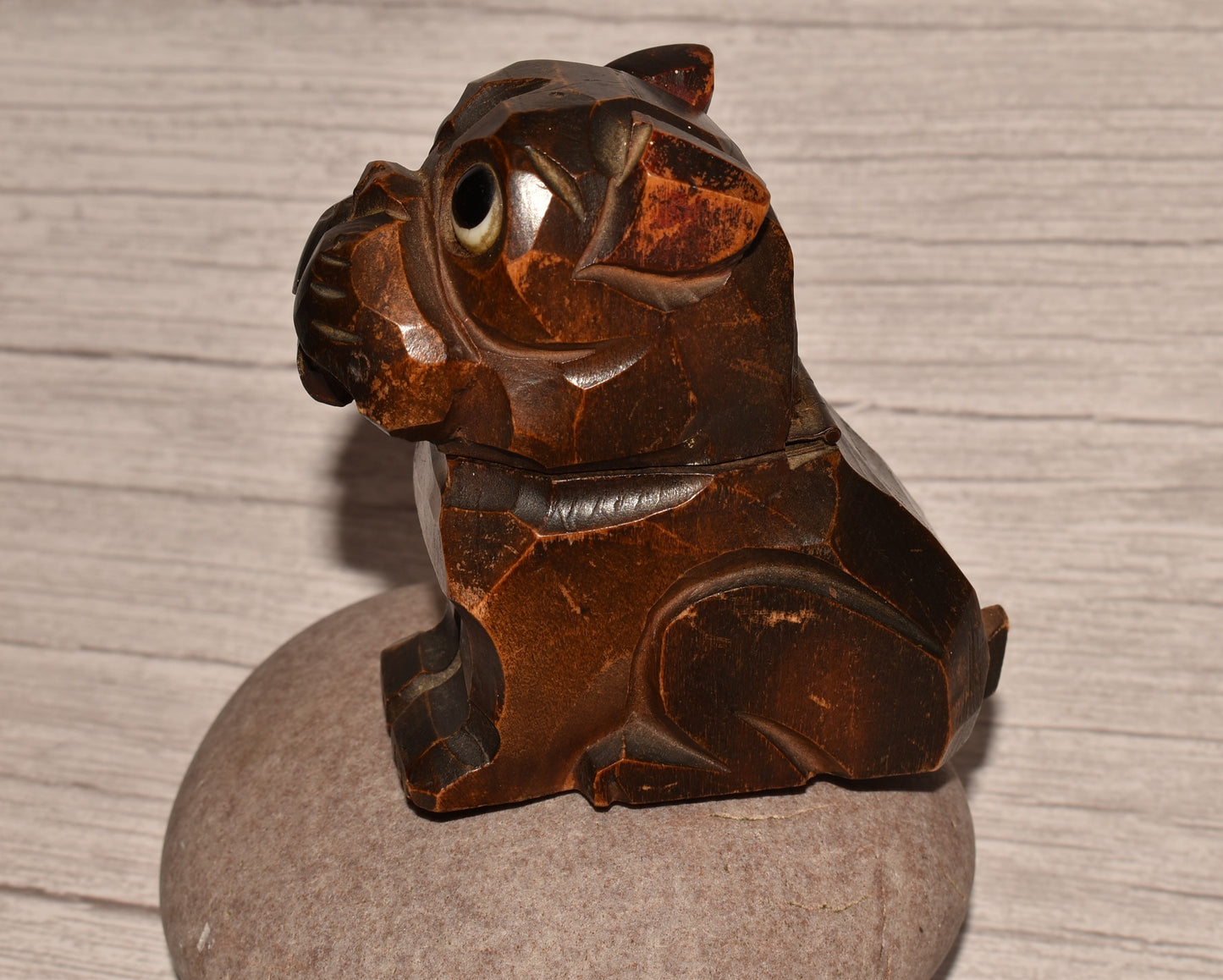 Antique Dog Ink Well