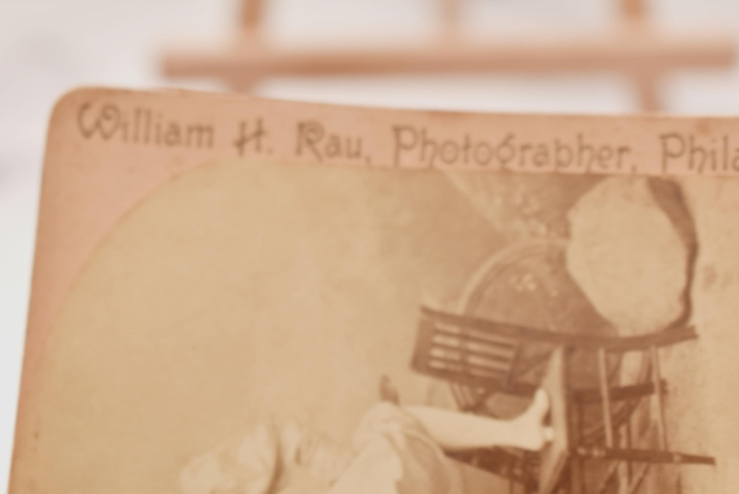 Antique Victorian Erotic Stereoscopic Card - Suggestive Half Dressed An Up to Date Woman William H Rau