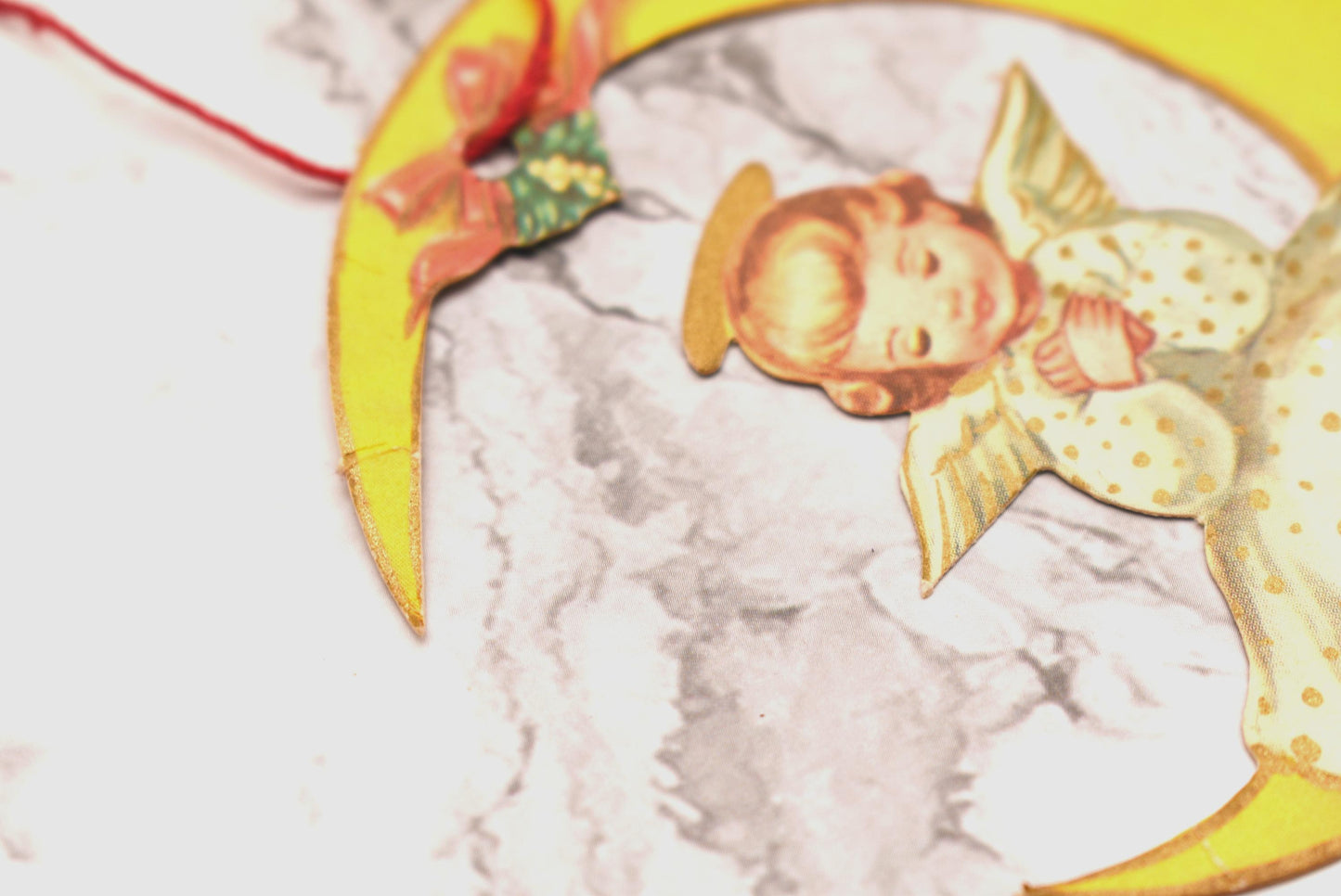 Antique Christmas Tree Decorations - Gorgeous Collection of 1940s Five Matching Angels