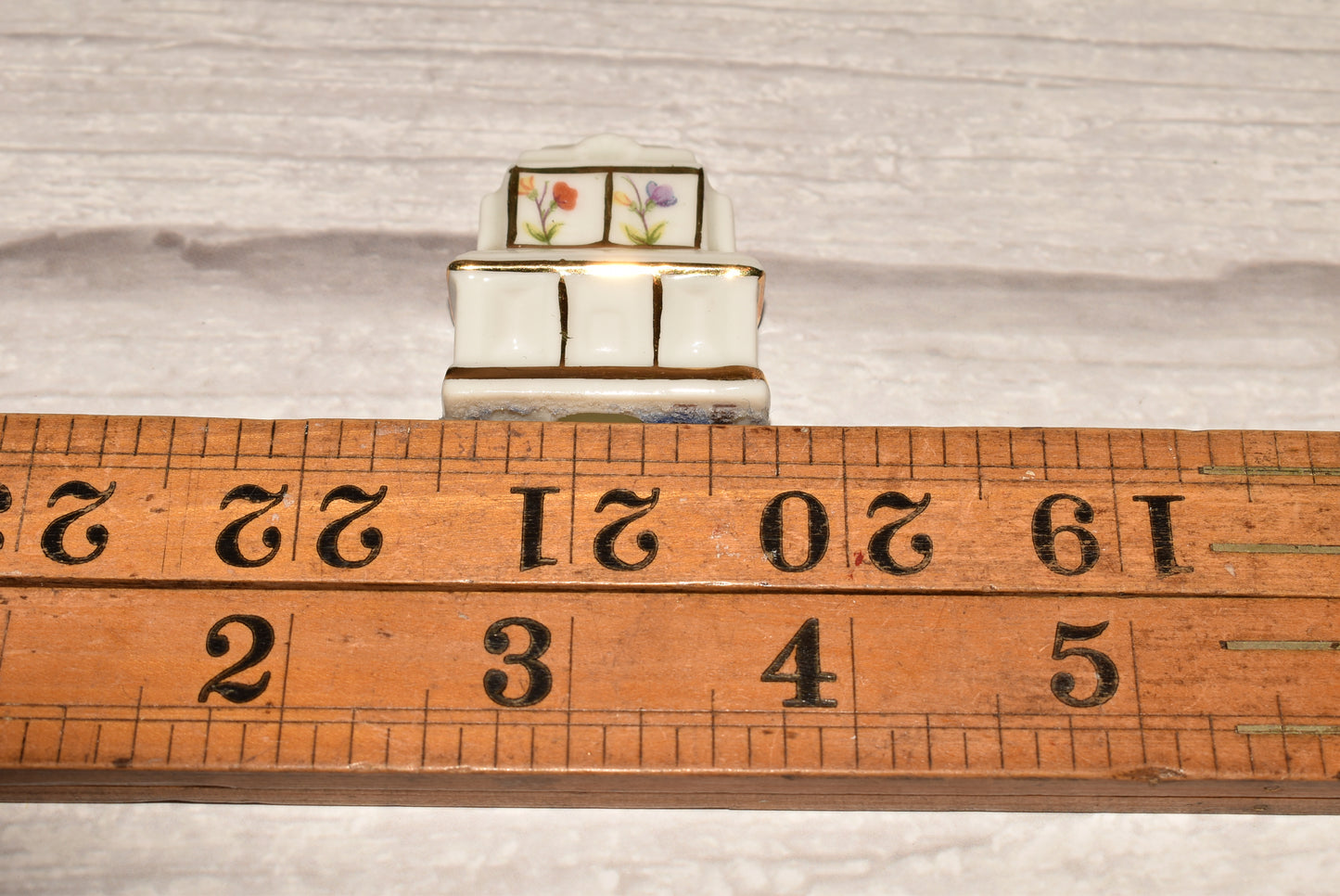 Limoges Doll House Furniture - Beautiful French Porcelain Miniature Dresser