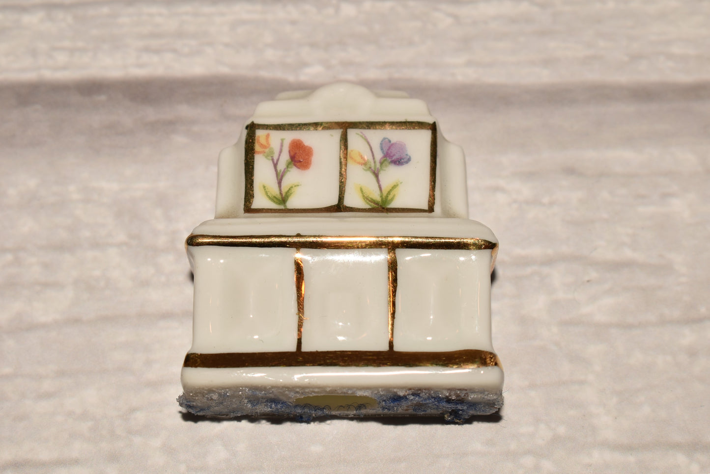 Limoges Doll House Furniture - Beautiful French Porcelain Miniature Dresser